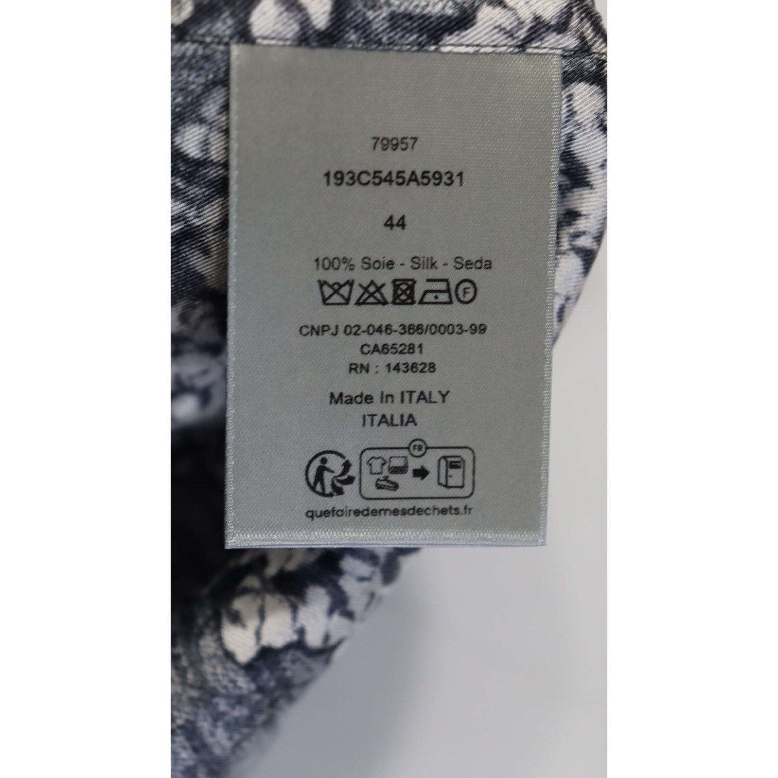DENIM TEARS × Dior o1rshd1 M.Woven Shirt in Fantaisie Fond Size US L / EU 52-54 / 3 - 2 Thumbnail