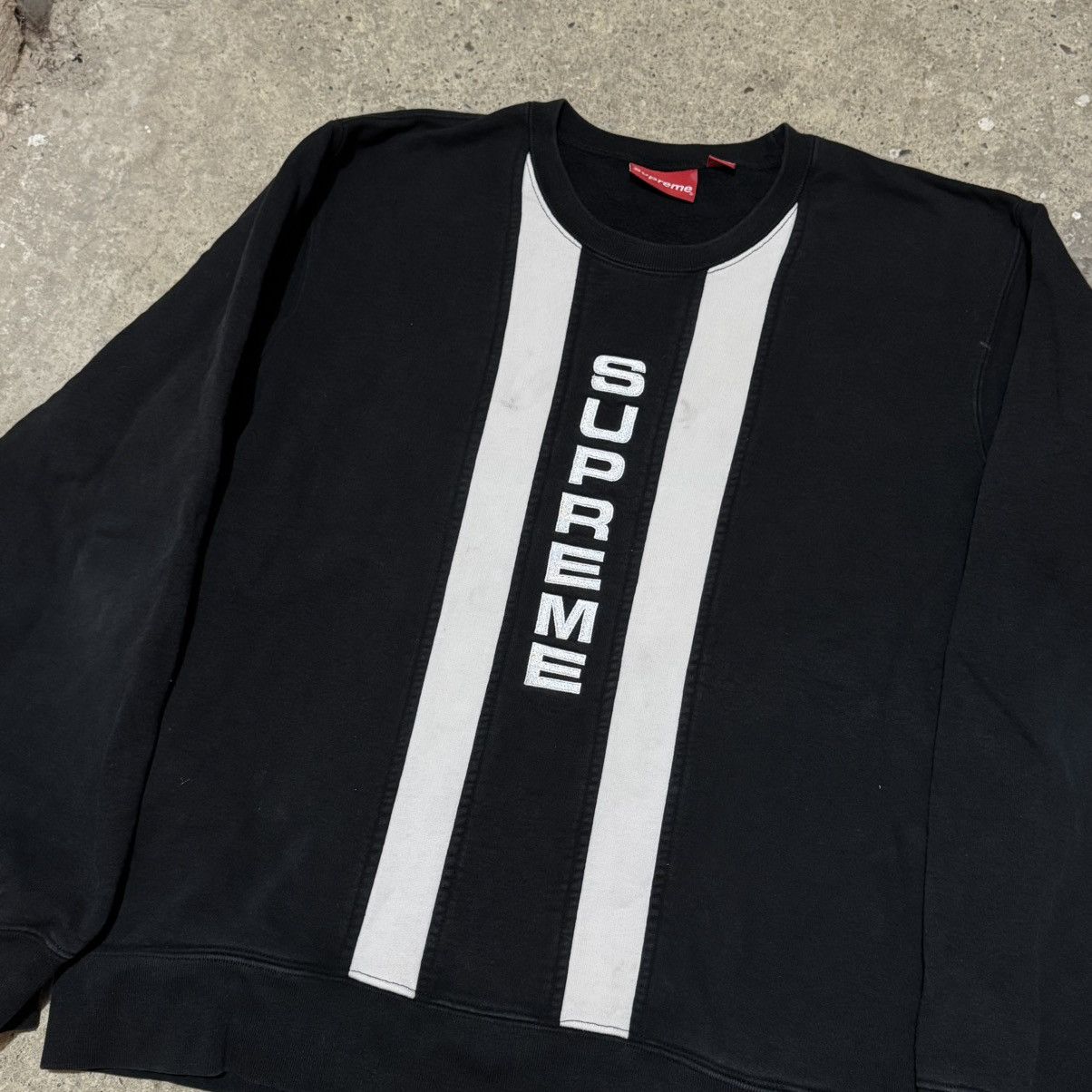 Supreme Supreme Vertical logo sweatshirt Size US L / EU 52-54 / 3 - 2 Thumbnail
