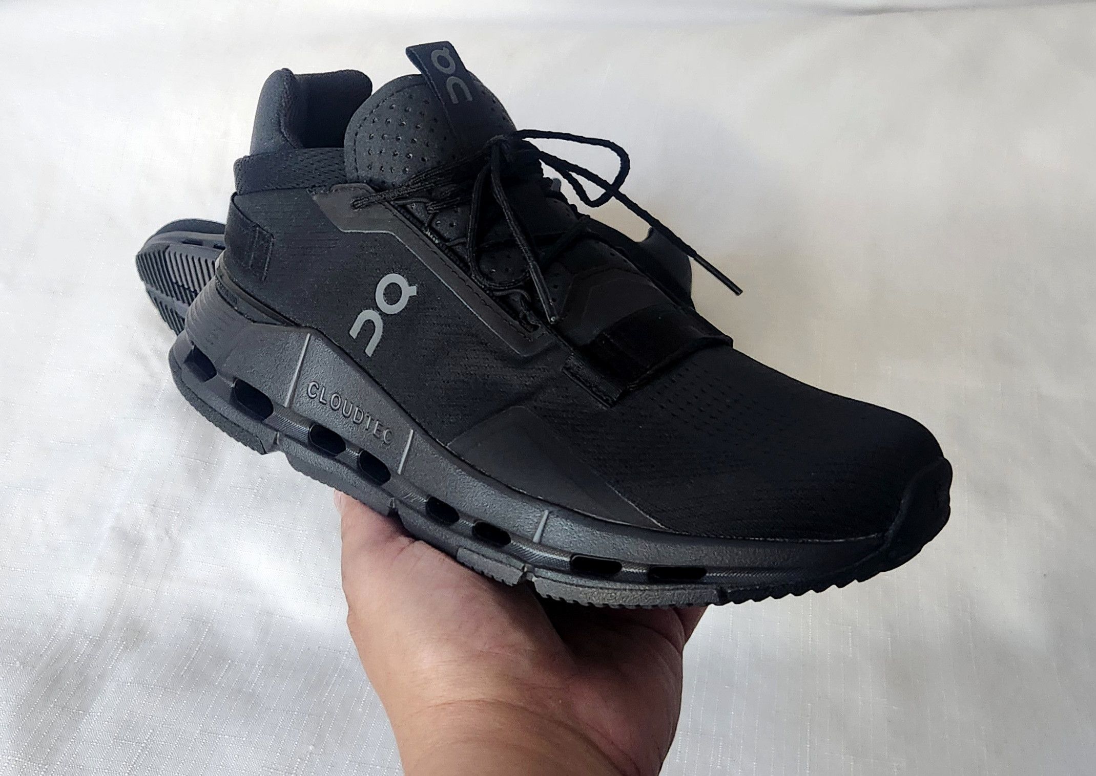 On ON Cloudnova 2 All Black 3WE30220485 Speedboard Women's Lif Size US 9.5 / IT 39.5 - 1 Thumbnail