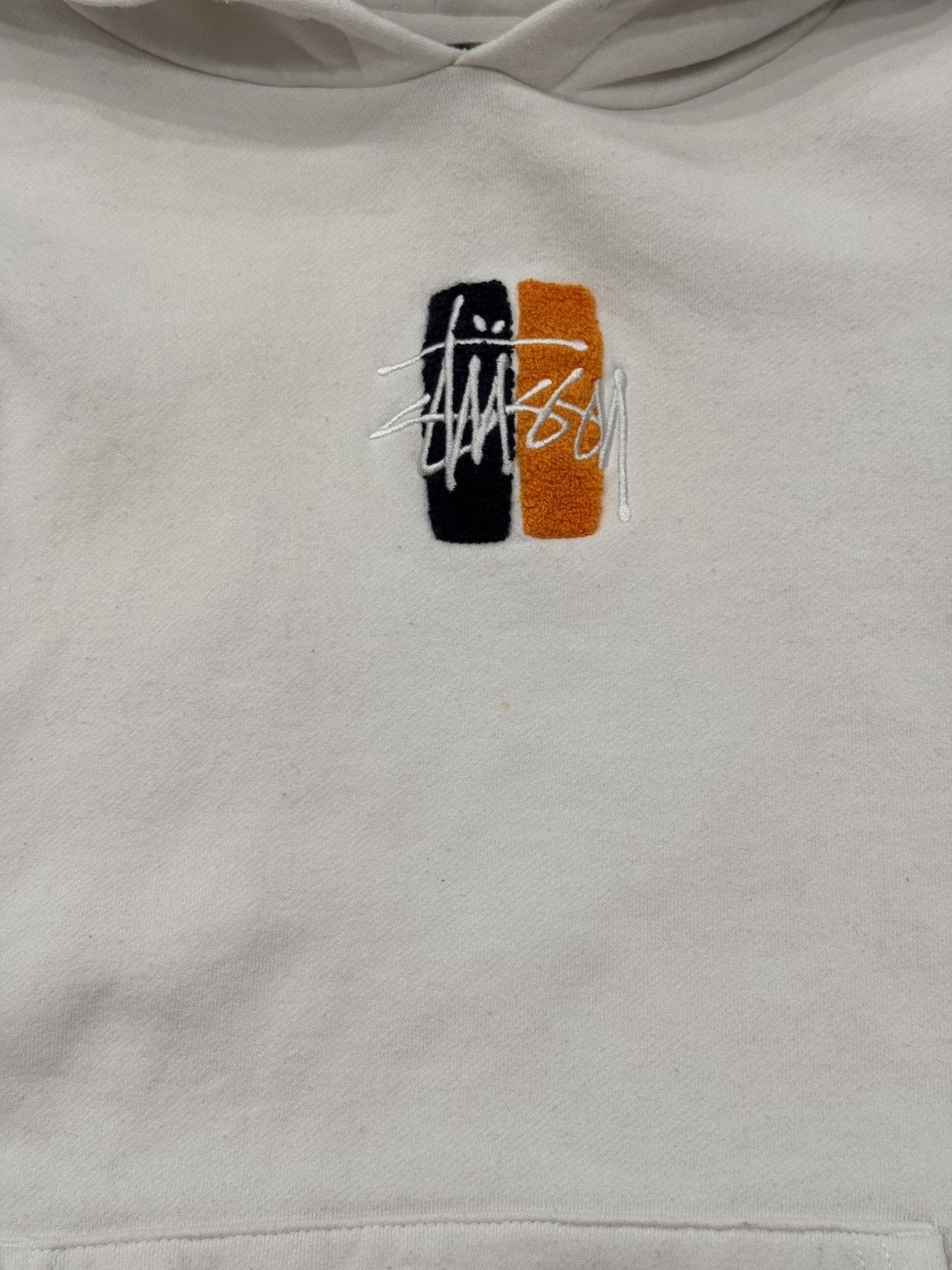 Stussy Stussy Pull Over Hoodie White Mens Size XS Small Chest Logo Size US XS / EU 42 / 0 - 3 Thumbnail