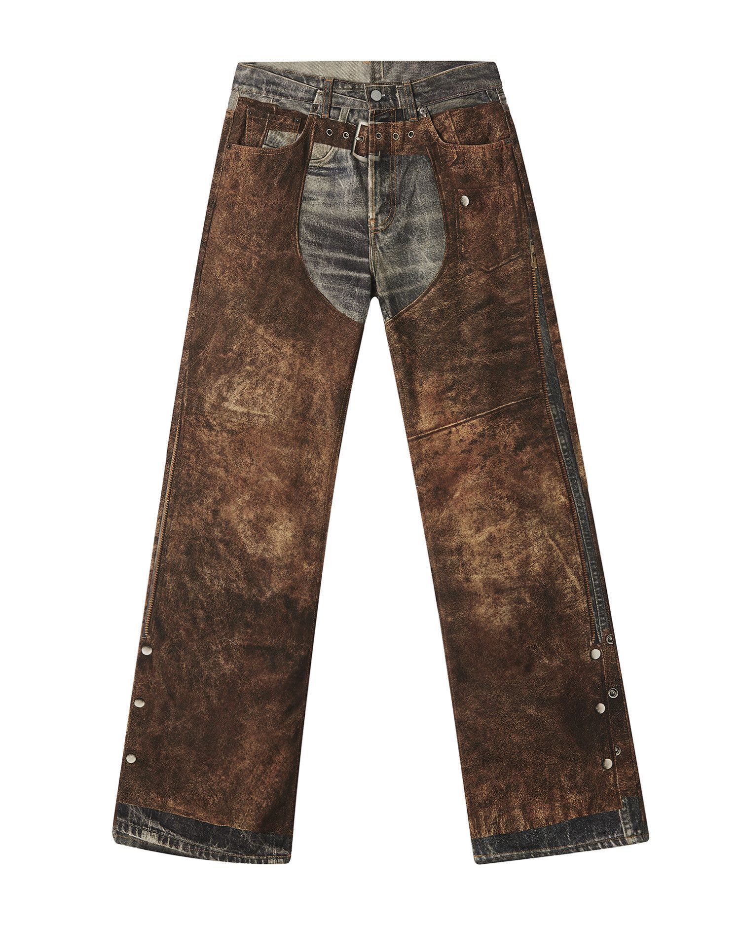 Acne Studios Acne Studios Printed Spliced Jeans Size US 40 / EU 56 - 1 Thumbnail