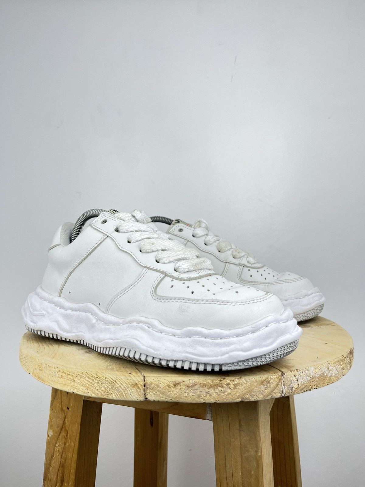 Maison MIHARA YASUHIRO "WAYNE" OG Sole Leather Low-top Sneaker Size US 7 / EU 40 - 4 Thumbnail