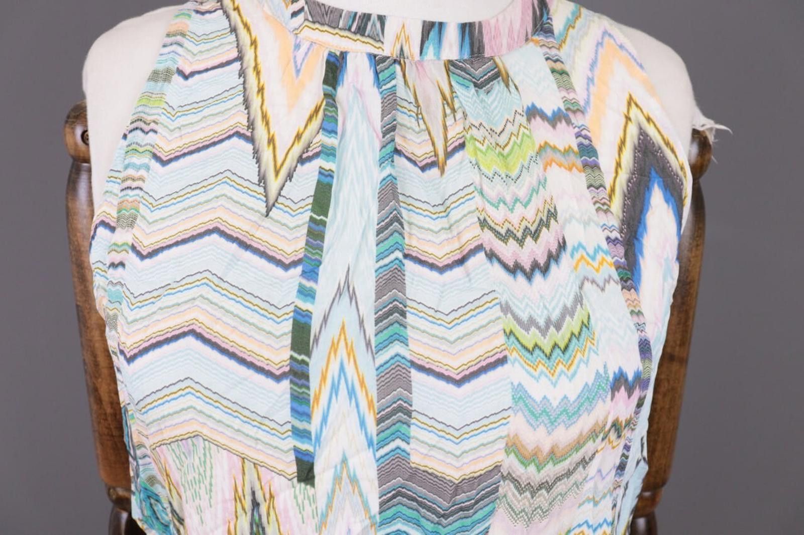 Designer Emily Van Den Bergh Multicolor Tank Top Shirt Size 38 / M Size M / US 6-8 / IT 42-44 - 7 Thumbnail