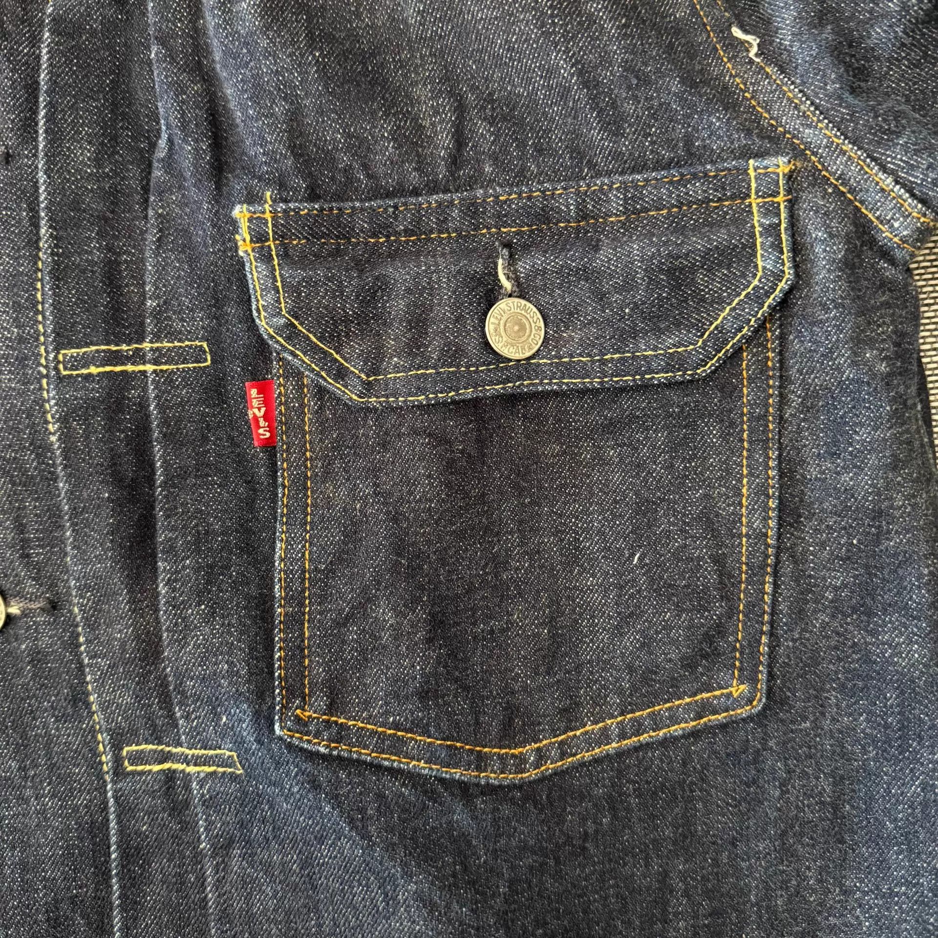 Levi's Levi's Lvc507 Type2 822 Factory Denim Jacket 40 2000 Size US M / EU 48-50 / 2 - 4 Thumbnail