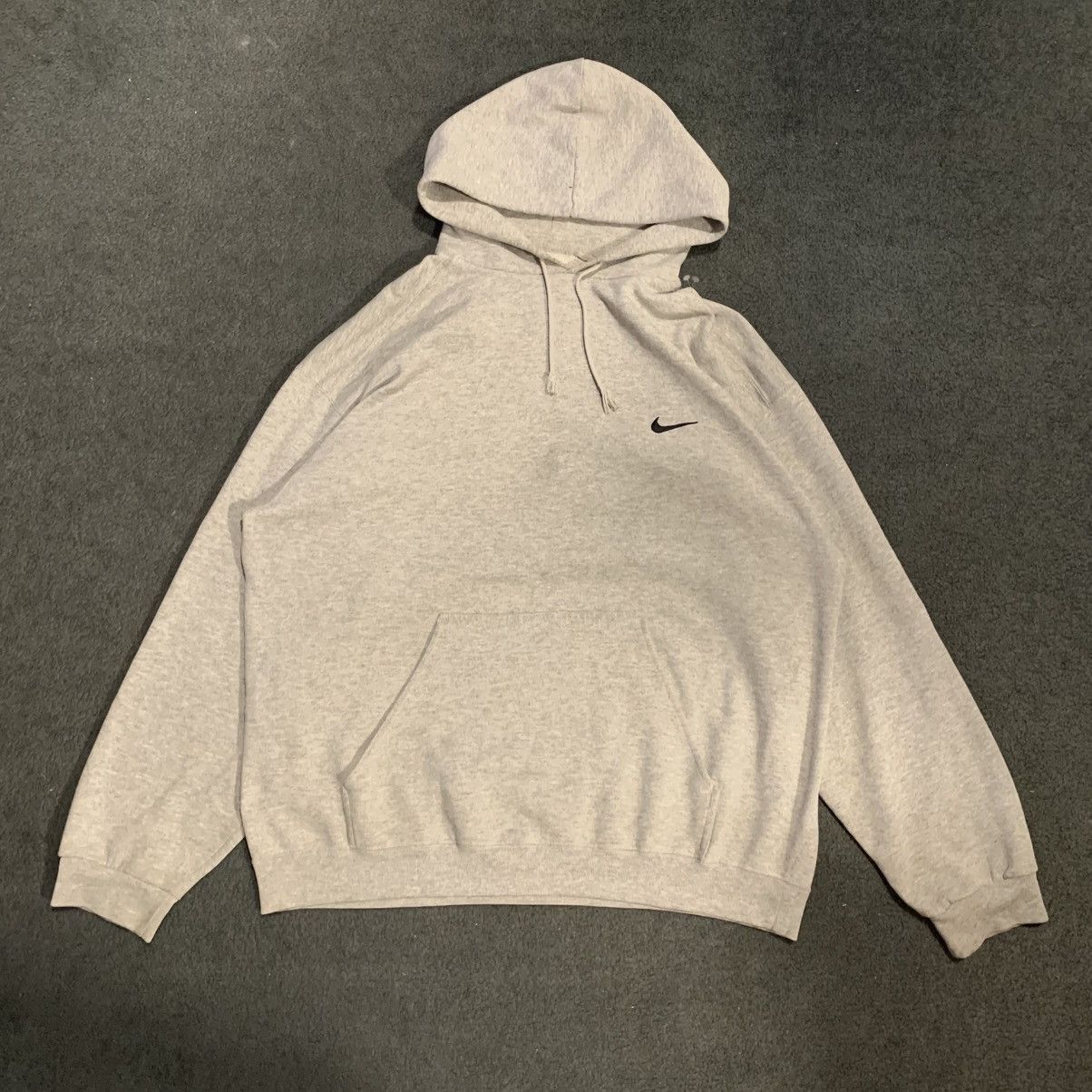 Nike Vintage 90s Nike "Mini Swoosh" Hoodie – XL (Boxy Fit) Size US XL / EU 56 / 4 - 1 Thumbnail