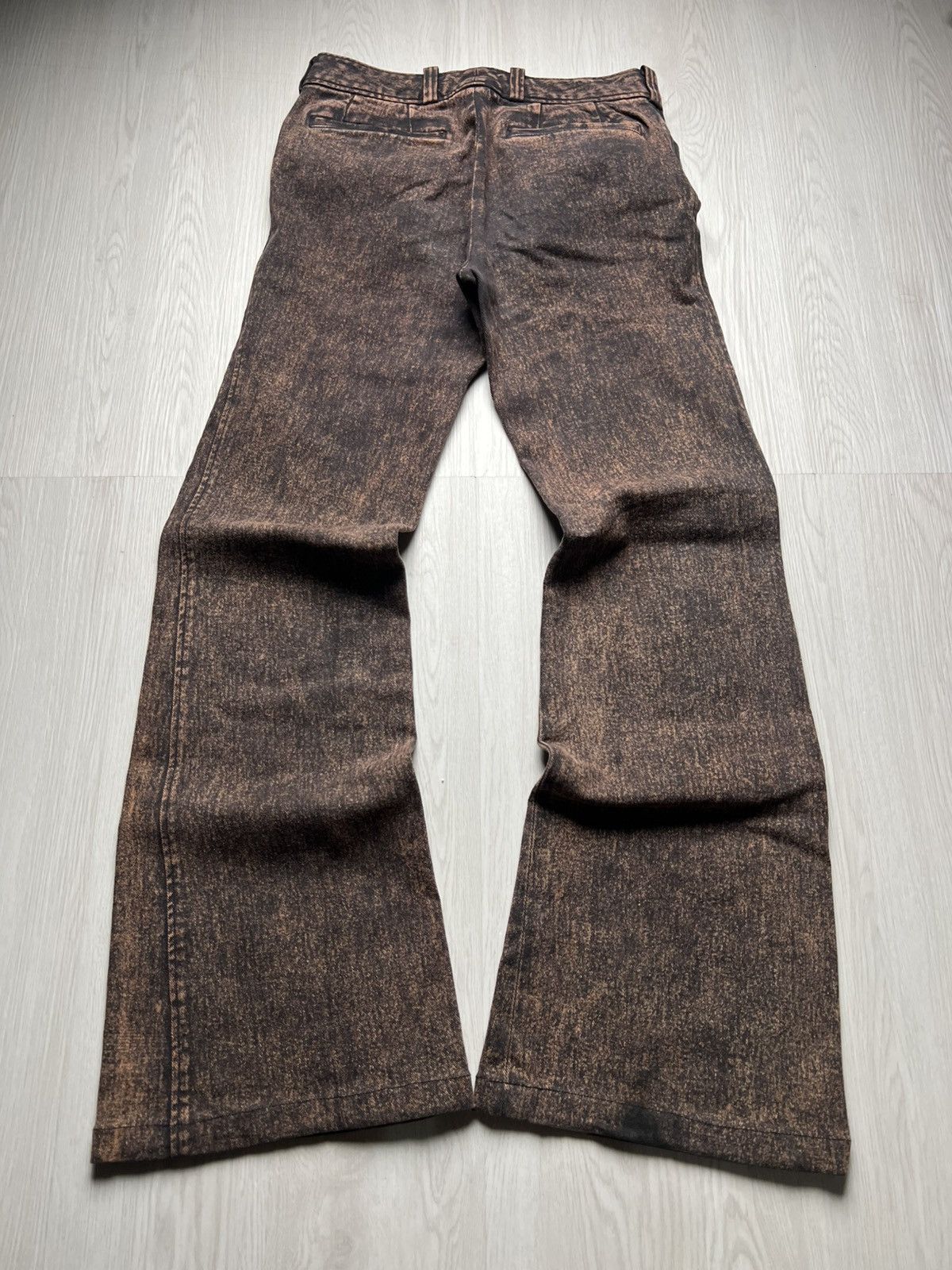 If Six Was Nine Tornado Mart Mudmax Flared Denim Vkei Lgb Kmrii style Size US 29 - 2 Thumbnail