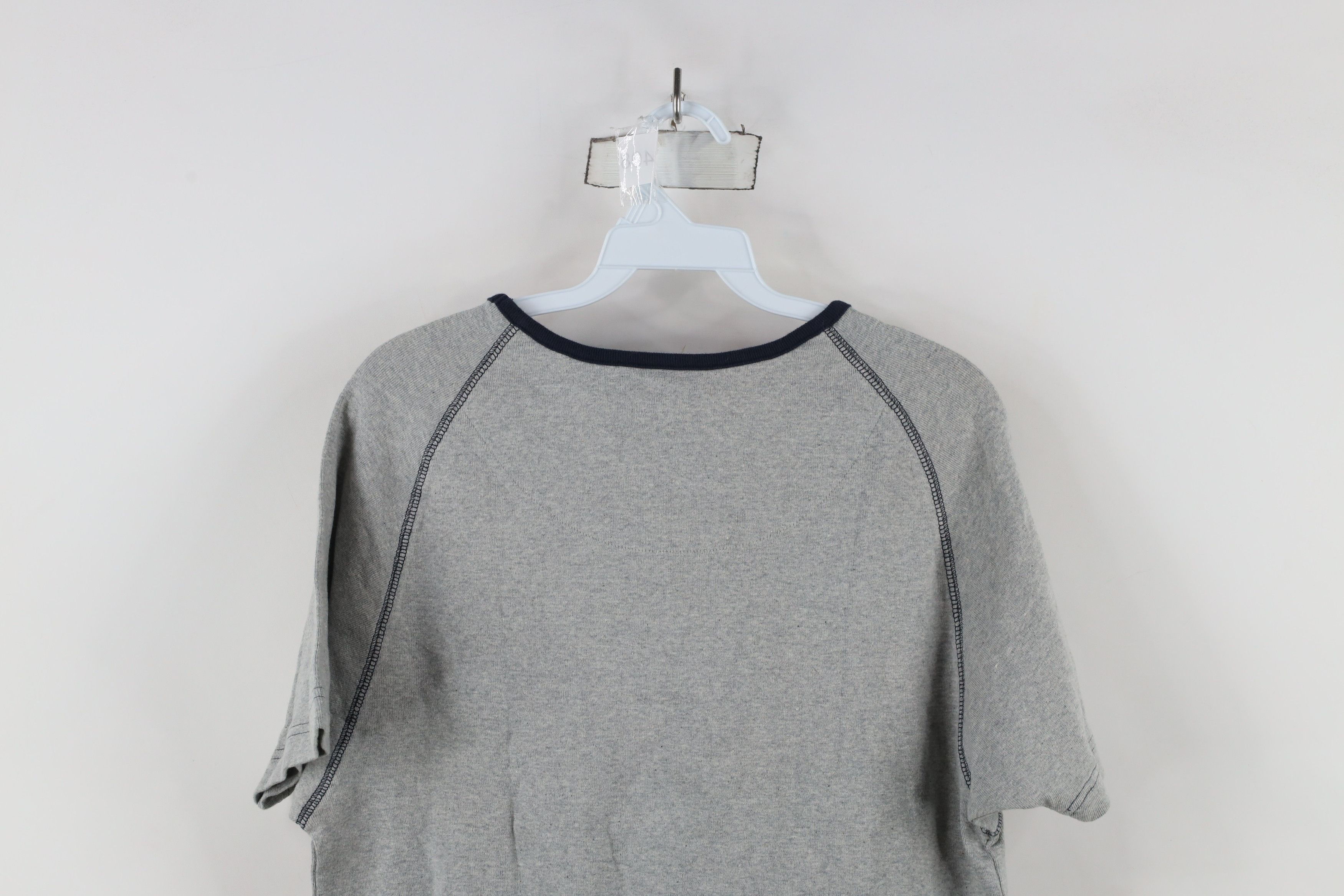 UNIONBAY × Vintage NOS Vintage 90s Unionbay Ribbed Knit T-Shirt USA Gray Size XL / US 12-14 / IT 48-50 - 8 Thumbnail