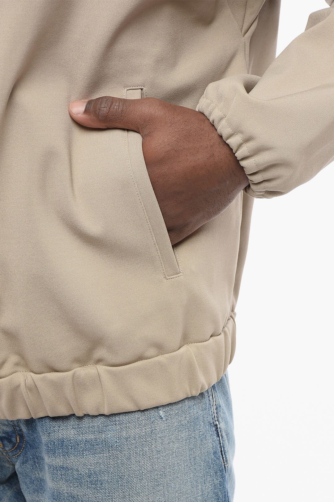 Fear of God og1mm0825 Viscose Blend Eternal Bomber Jacket in Beige Size US S / EU 44-46 / 1 - 3 Thumbnail
