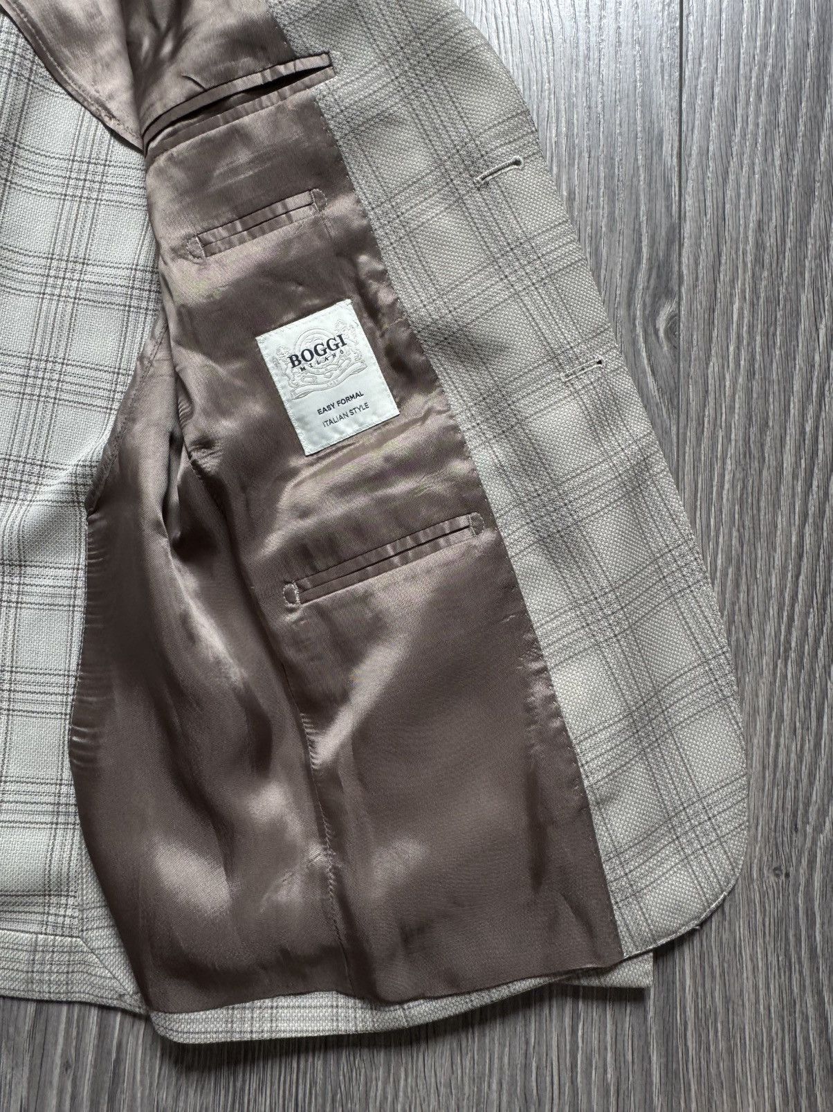 Boggi Boggi Milano Check Plaid Blazer Jacket 48 Size 48R - 9 Thumbnail
