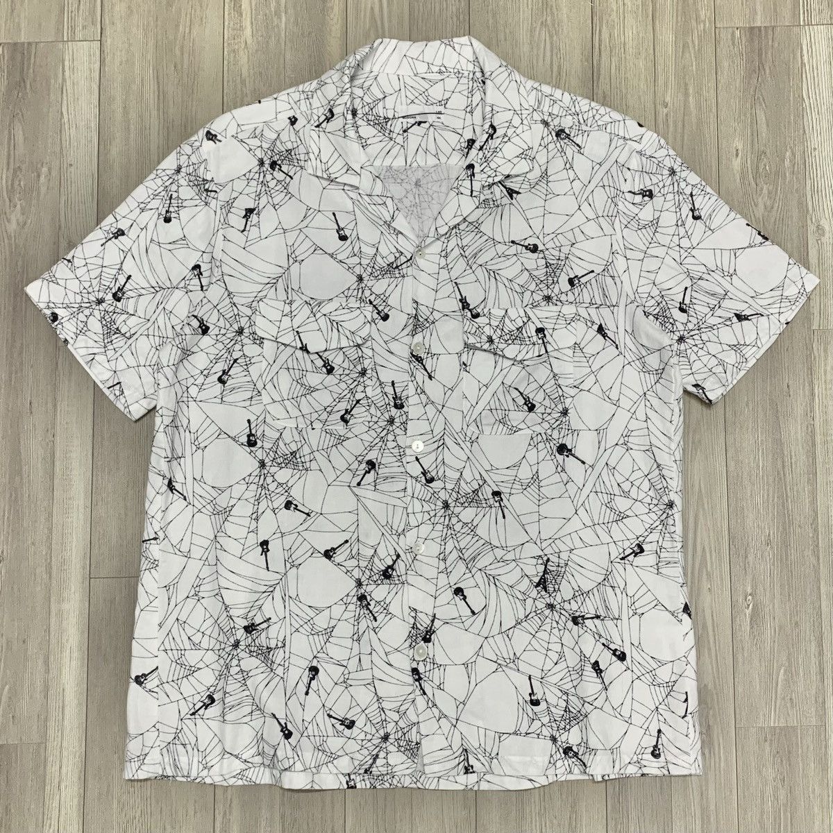 Lad Musician Lad Musician Guitar Spider Web Button Up Shirt – SS12 Size US S / EU 44-46 / 1 - 1 Thumbnail