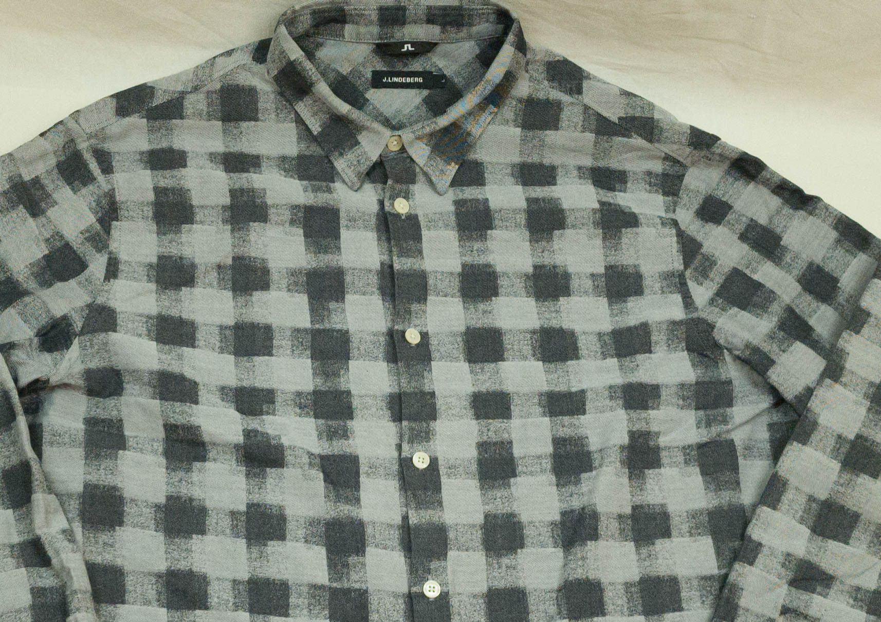 J.Lindeberg MENS J.LINDEBERG SHIRT LONG SLEEVE COTTON SIZE L VGC Size US L / EU 52-54 / 3 - 3 Thumbnail