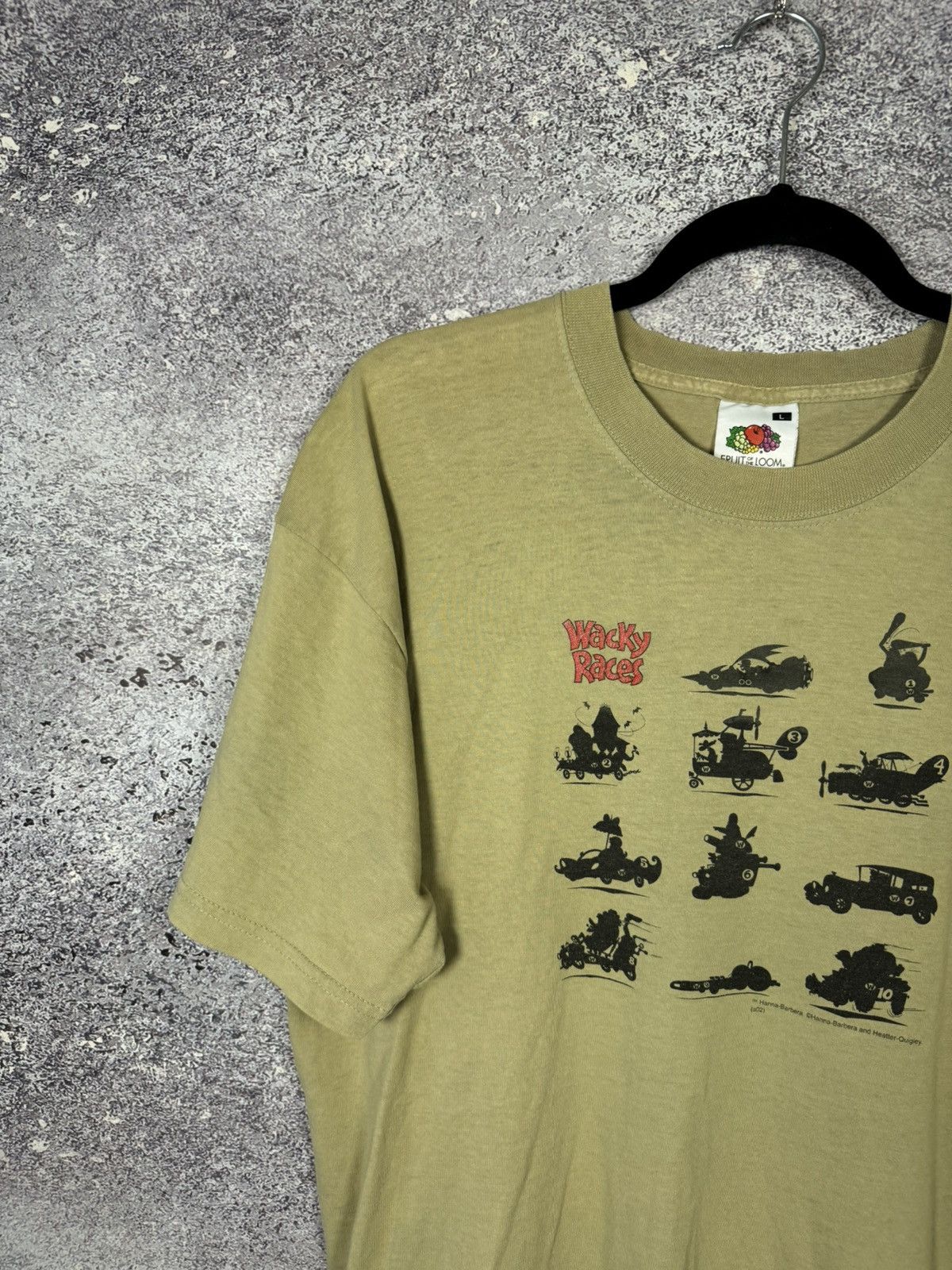 Cartoon Network × Fruit Of The Loom Wacky Races Hanna Barbera Vintage 2002 T-Shirt Large Size US L / EU 52-54 / 3 - 3 Thumbnail