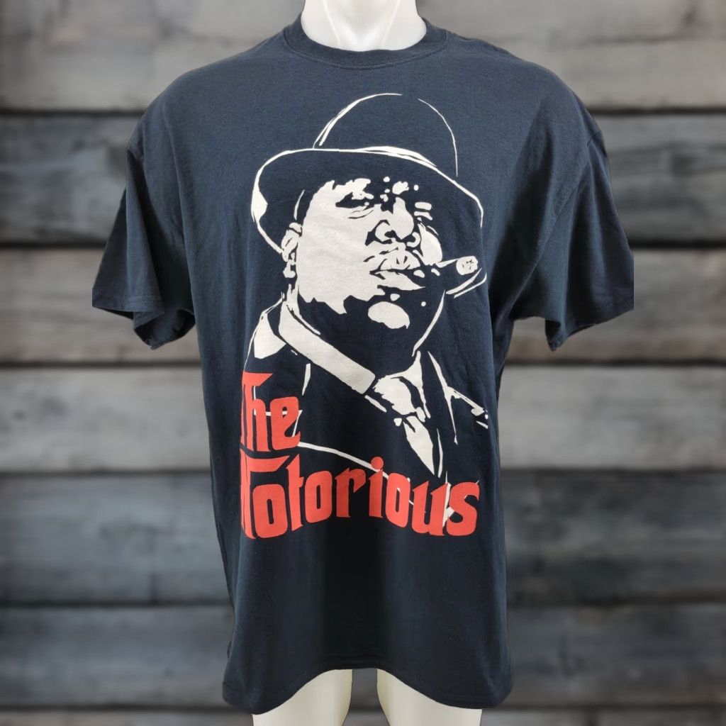 Vintage The Notorious BIG Black Shirt XL Men T-Shirt Crew Neck Short Sleeve Cotton NY Horizon Vintage No Size US XL / EU 56 / 4 - 1 Thumbnail