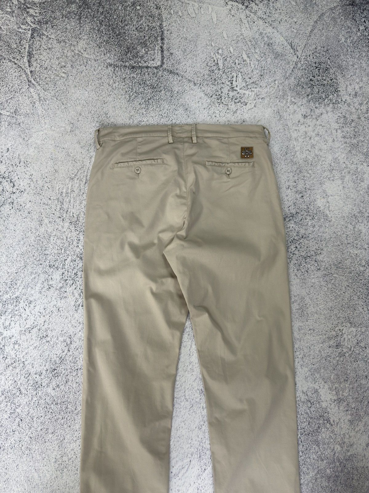 Jacob Cohen Jacob Cohen Made in Italy Luxury Chinos Slim Trousers Beige Size US 33 - 4 Thumbnail