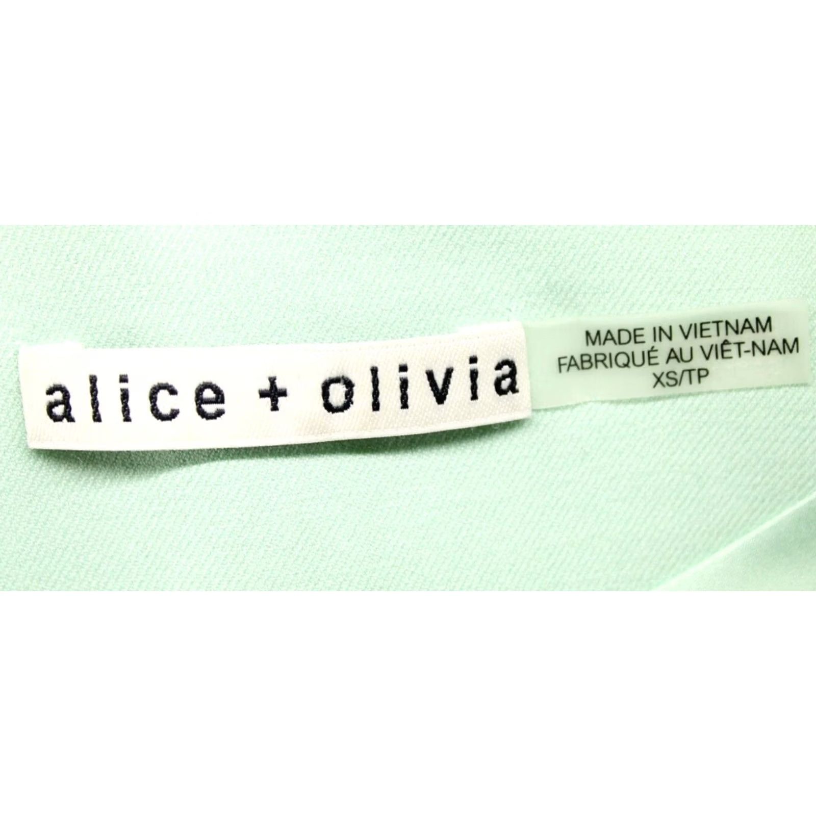 Alice + Olivia Alice + Olivia Women's Blazer Mint Green XS Denny Notch Collar Rolled Cuffs Boyfriend Size XS / US 0-2 / IT 36-38 - 7 Thumbnail
