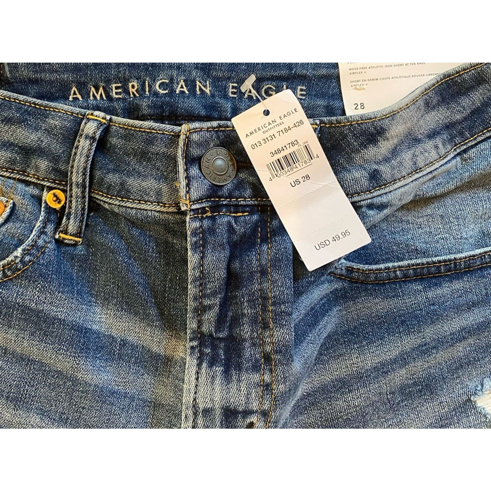 American Eagle Outfitters NWT American Eagle Jean Shorts Women’s Sz 28 Denim $50 Size 28" / US 6 / IT 42 - 2 Thumbnail