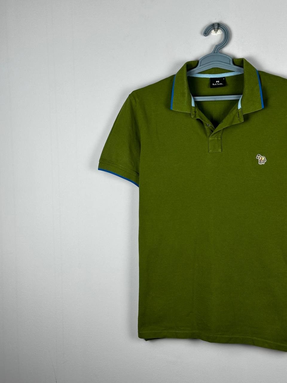 Paul Smith Designer Paul Smith Green Zebra Logo Polo T Shirt Size US M / EU 48-50 / 2 - 3 Thumbnail