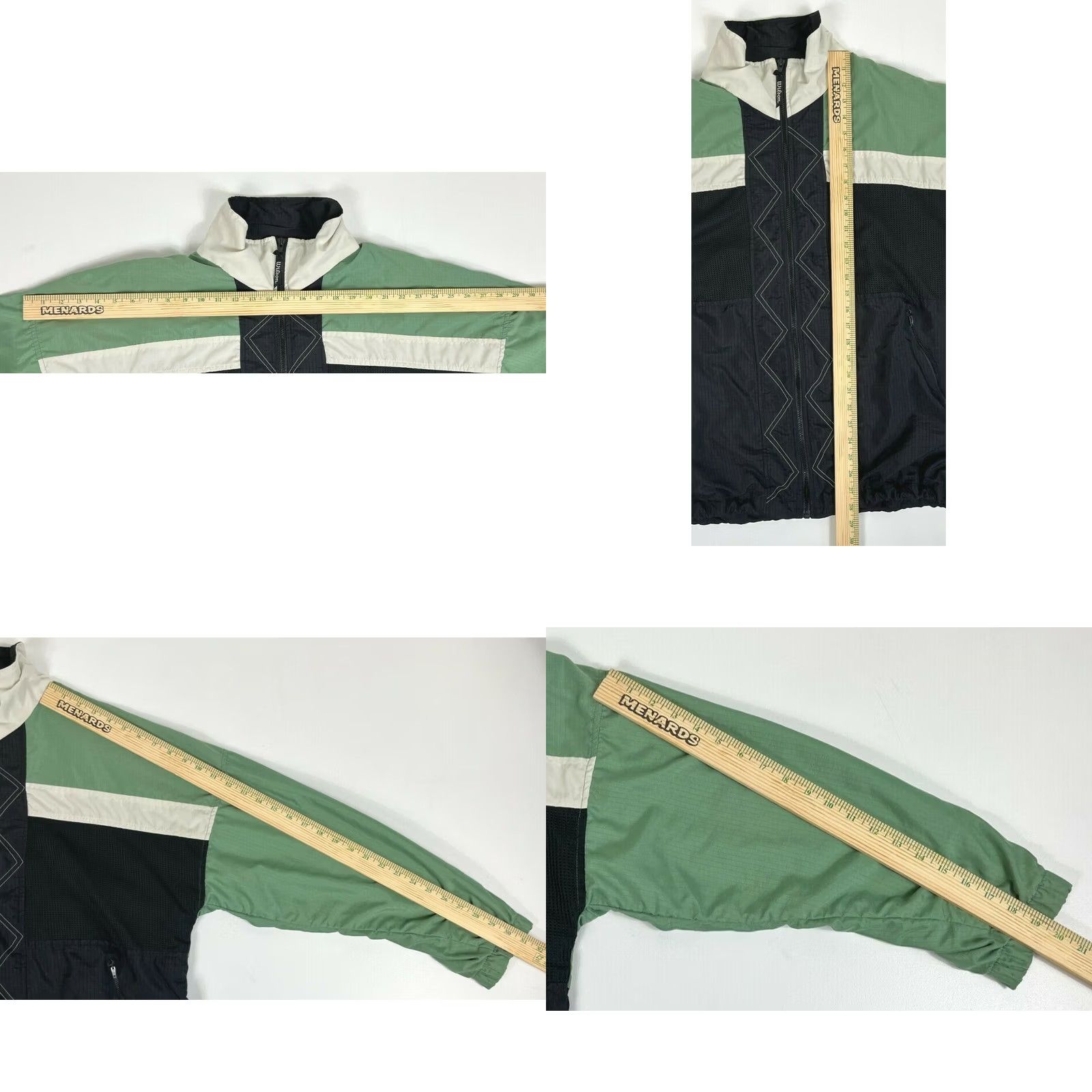 Wilson VINTAGE Nike? Wilson Men's 90s Track Jacket Sz L Windbreaker? Size US L / EU 52-54 / 3 - 8 Thumbnail