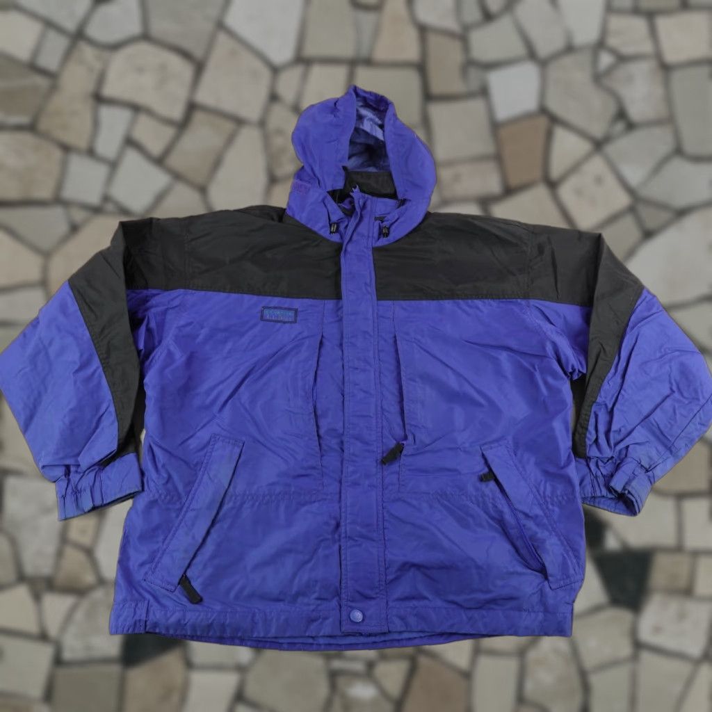 Vintage VINTAGE Columbia Waterproof Rain Jacket Mens Large Blue Outdoor Windproof Padded Hiking Size US L / EU 52-54 / 3 - 1 Thumbnail