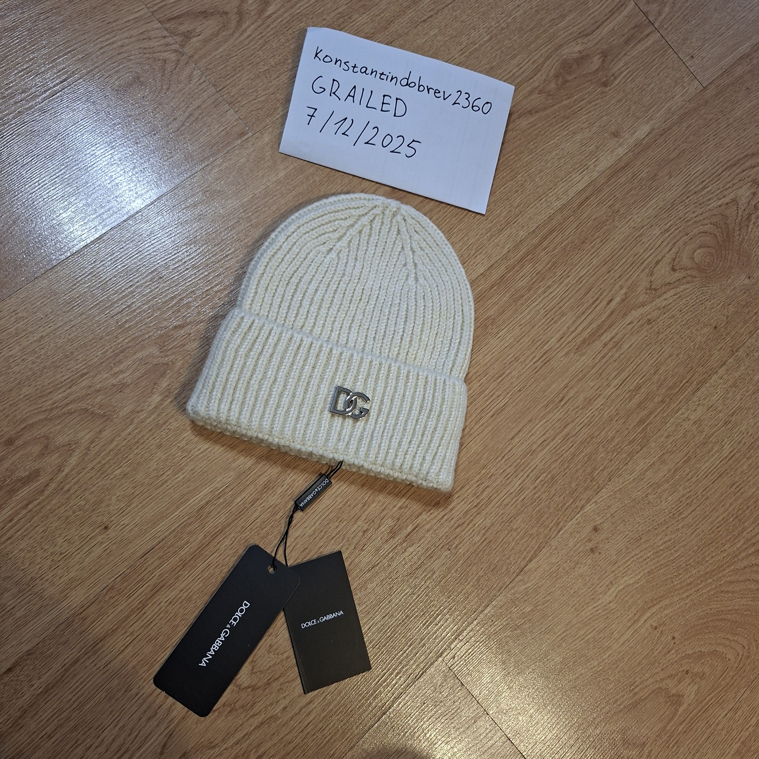 Dolce & Gabbana Dolce Gabbana beige hat Size ONE SIZE - 3 Thumbnail