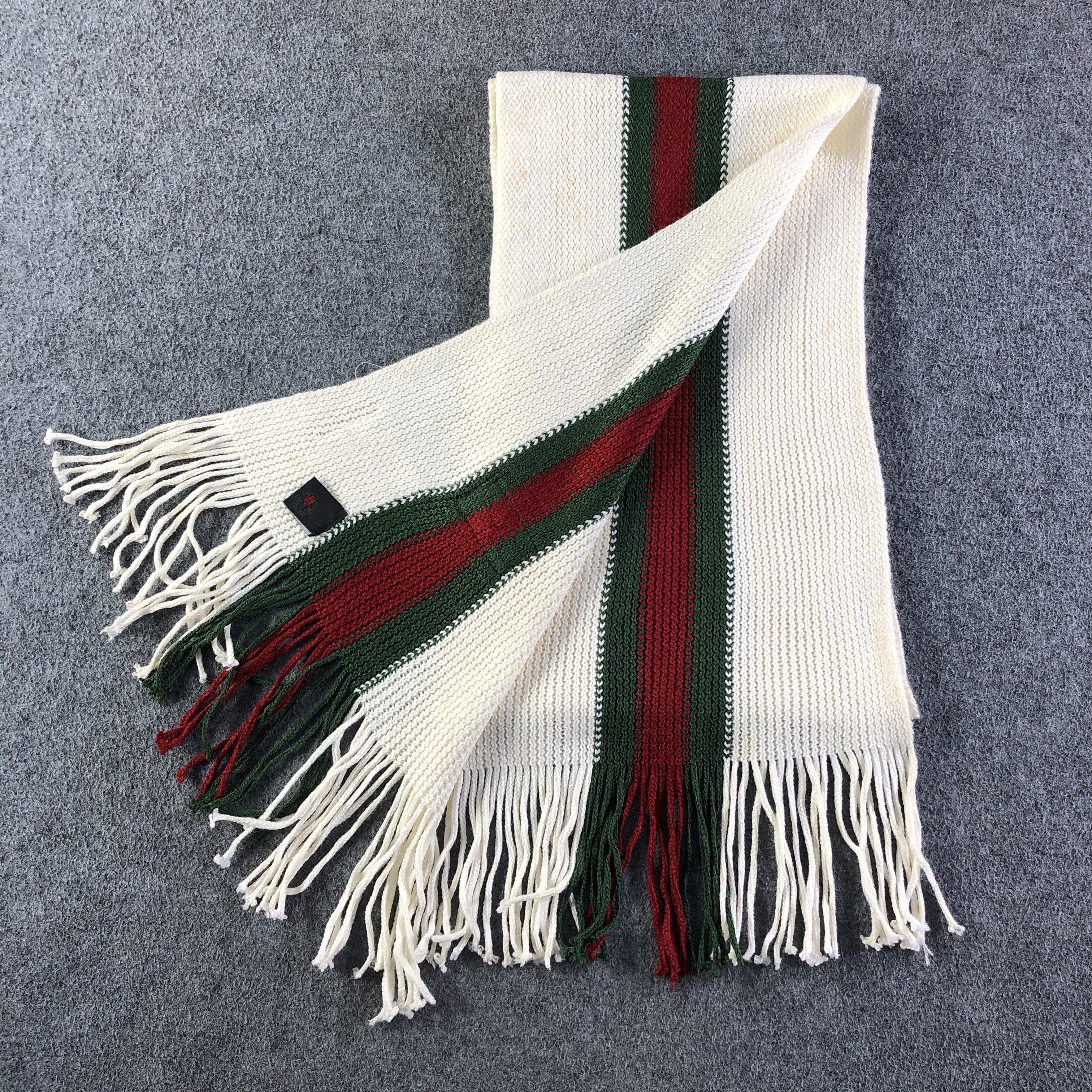 Vintage Gucci Scarf / Muffler / Neckwear P085 Size ONE SIZE - 4 Thumbnail