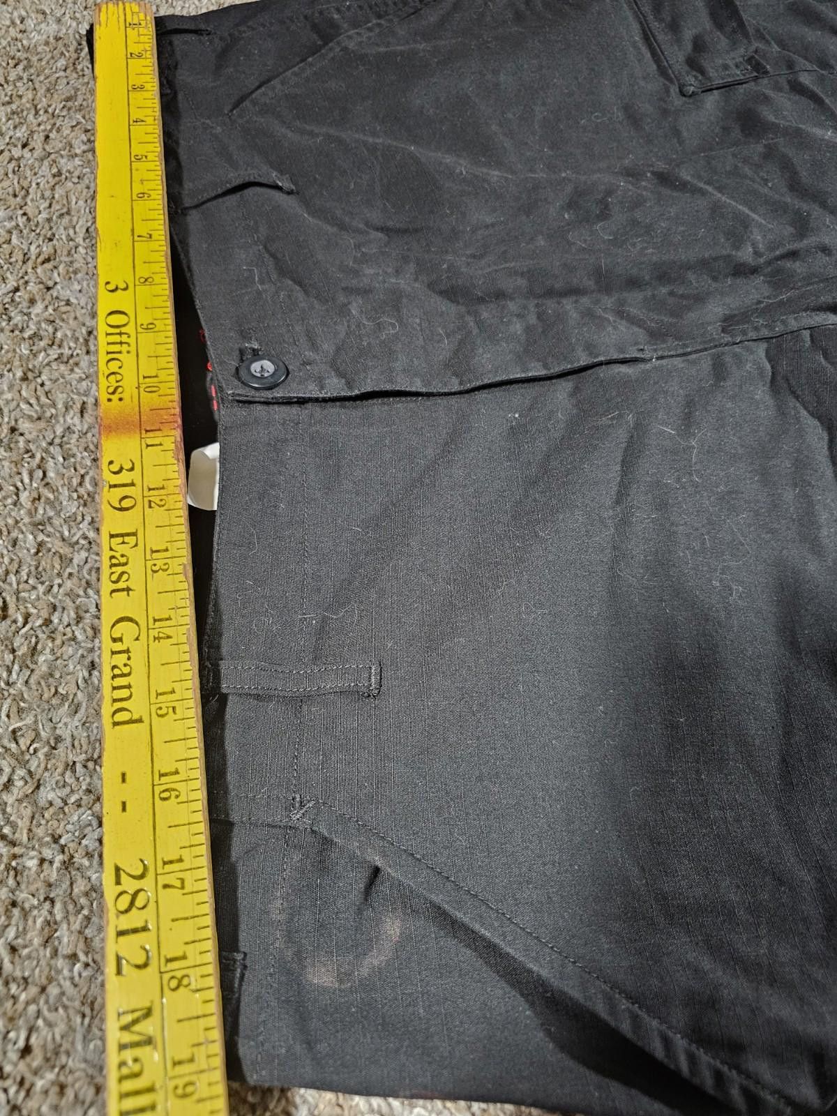Maine Mountain Moccasin MOC Military Outdoor Clothing Ripstop Cargo Pants Black L Size US 34 / EU 50 - 2 Thumbnail