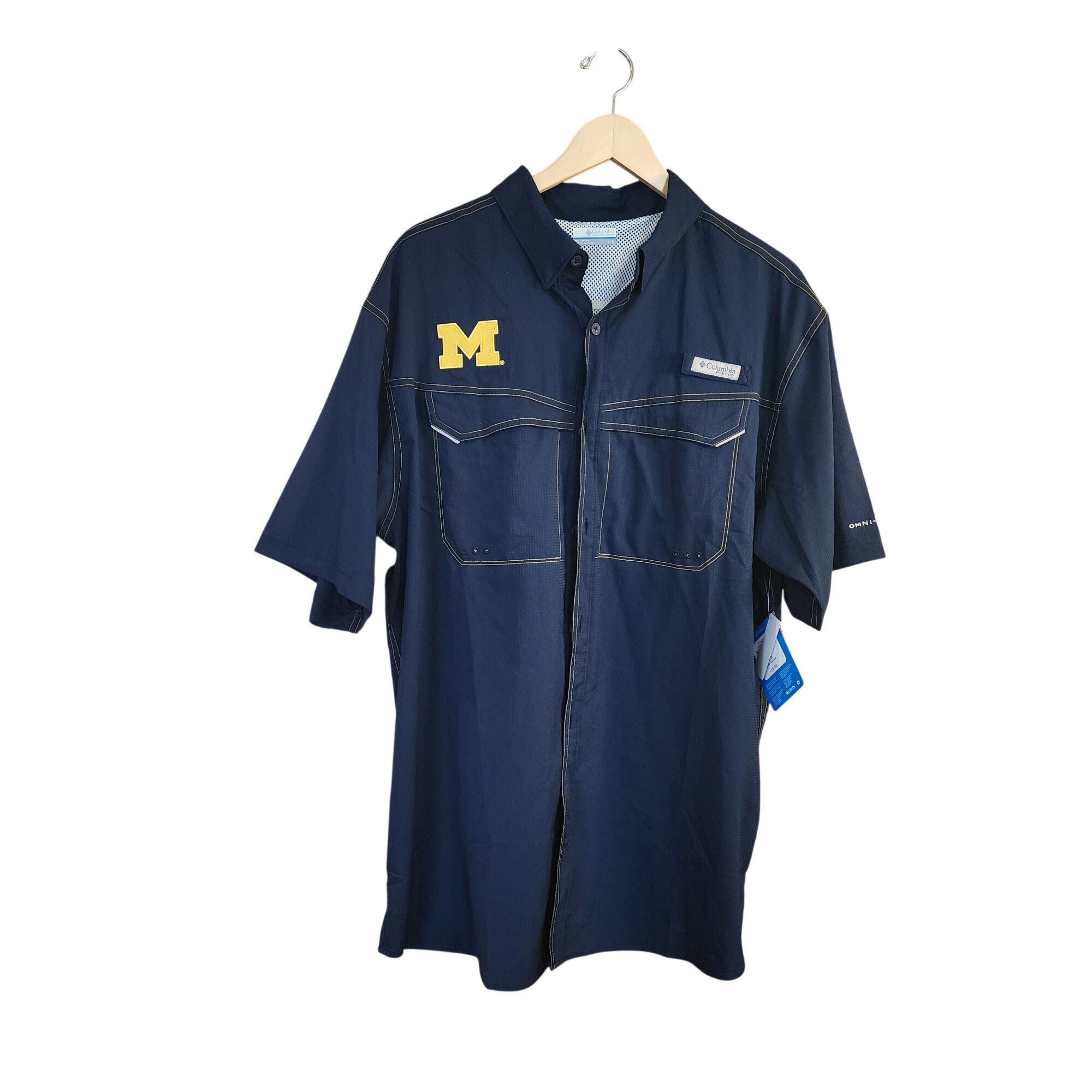 Columbia U of M Columbia PFG Bonehead Collegiate short-sleeve shirt Size US L / EU 52-54 / 3 - 1 Thumbnail