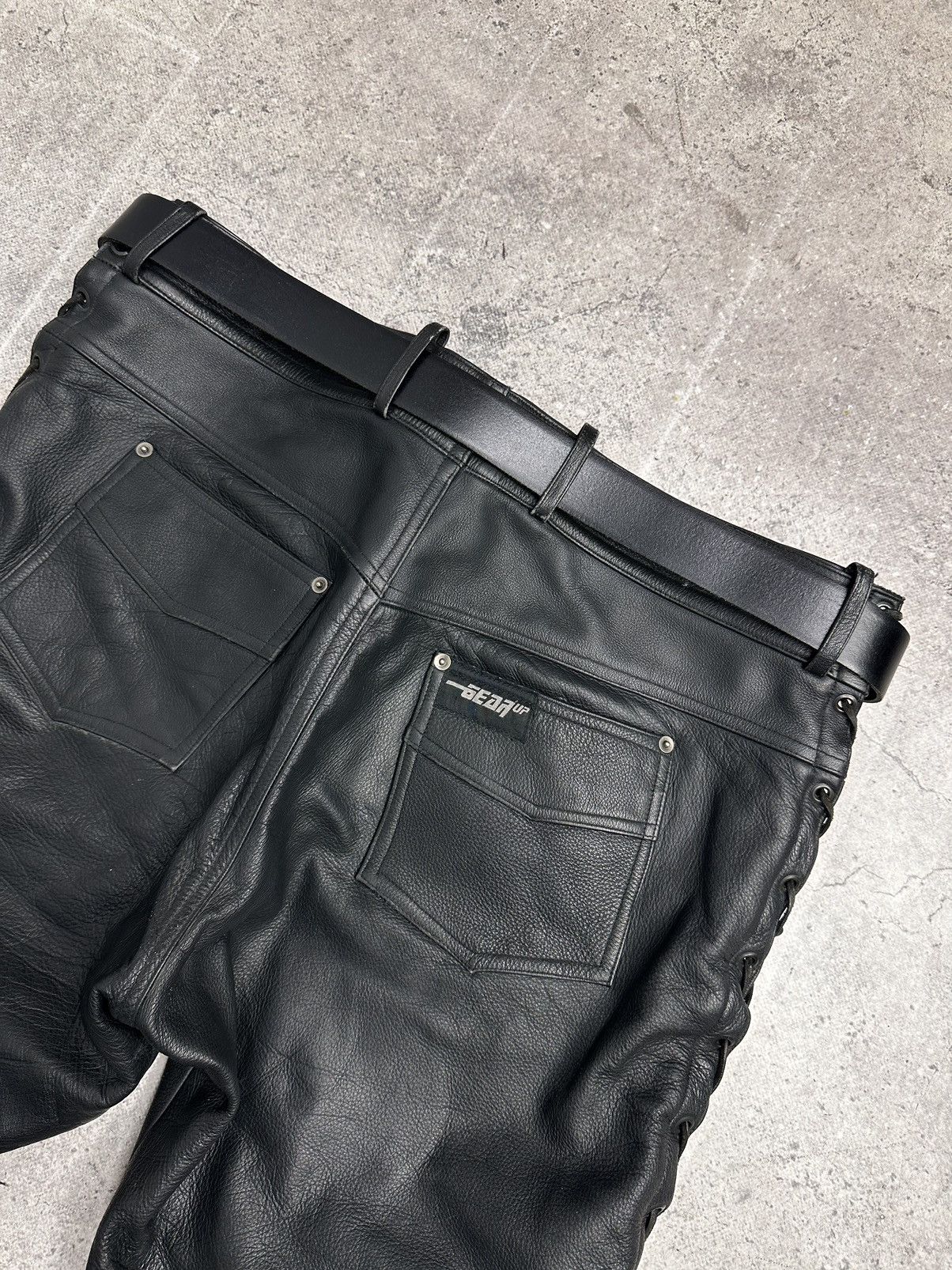 Raf Simons Vintage Made USA leather Belts Y2K style Harley Davidson GOA Size ONE SIZE - 11 Thumbnail
