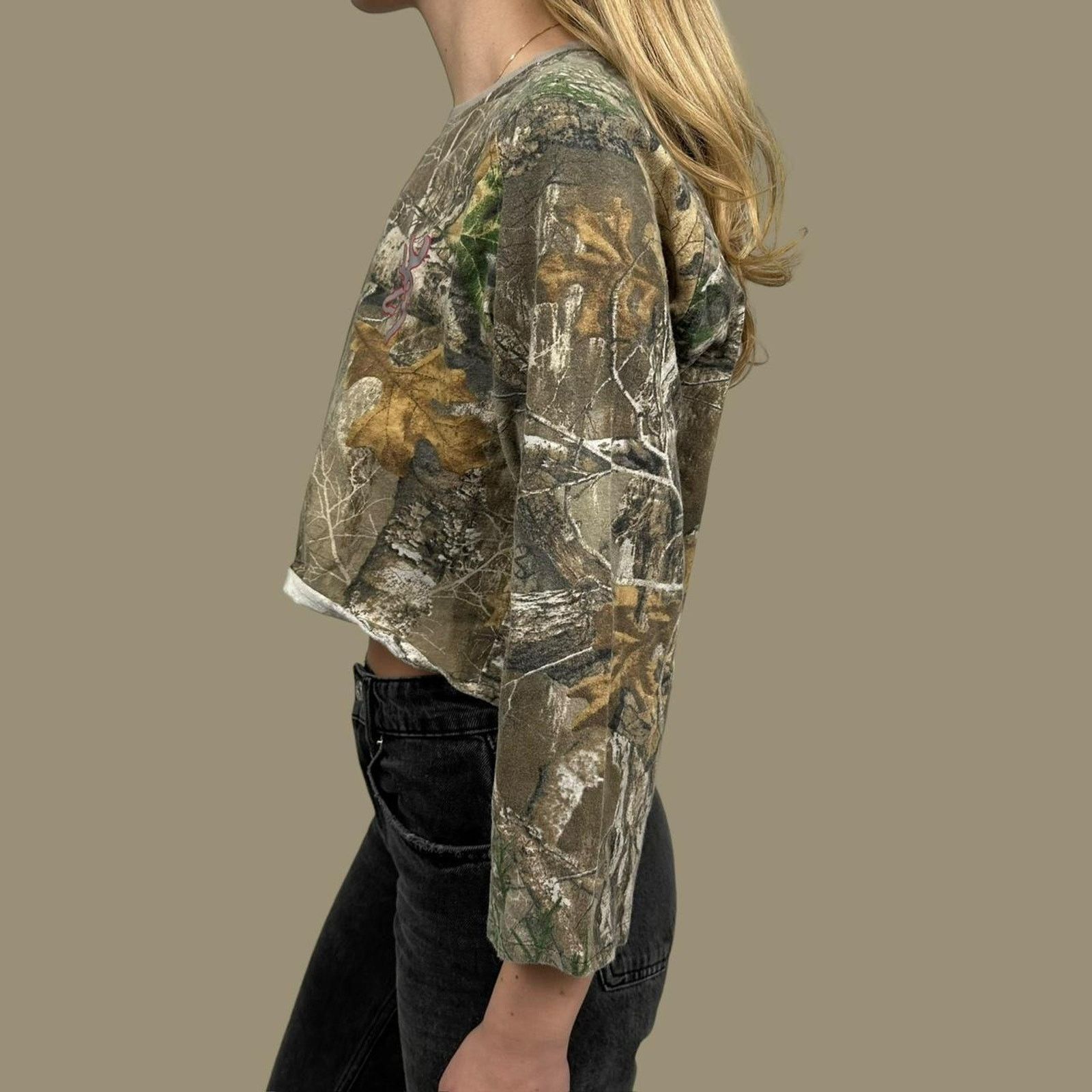 Realtree Vintage real tree cropped sweatshirt Size M / US 6-8 / IT 42-44 - 6 Thumbnail