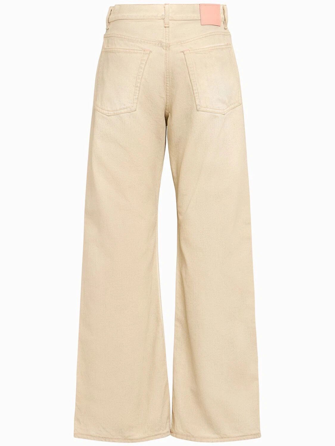 Acne Studios ACNE STUDIOS $540 Traffic Beige Wide Jeans New & Authentic Size 42" / US 20 - 2 Thumbnail