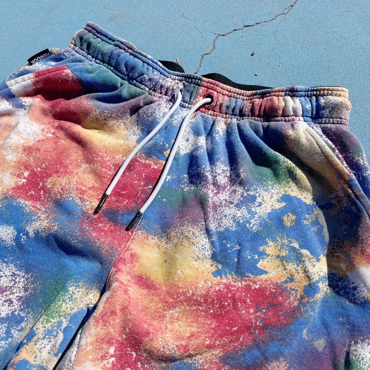 Reebok Reebok Paint Splatter Shorts Size US 35 - 3 Thumbnail