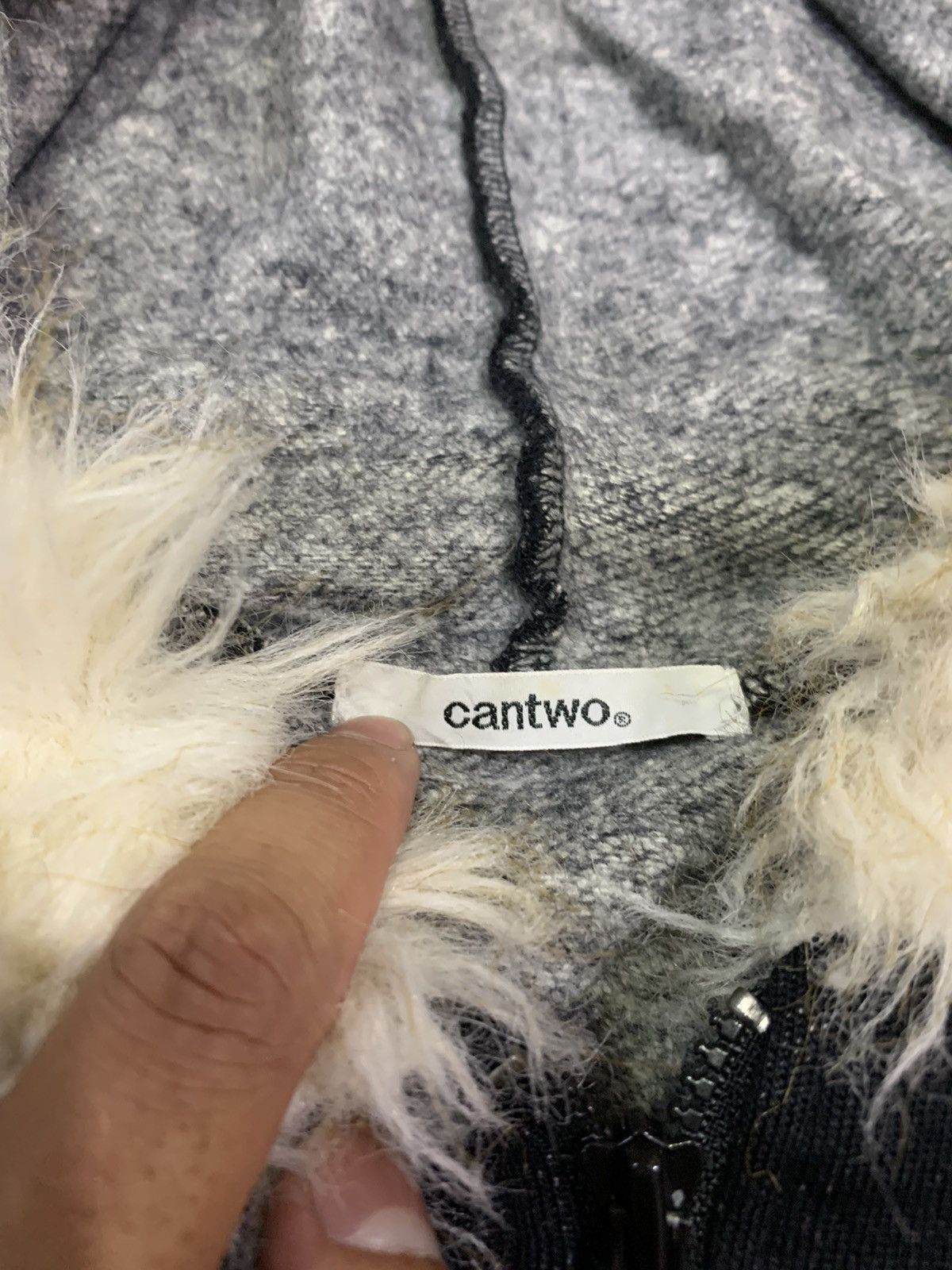 Japanese Brand 💸BINDINGOFFER💸Cantwo fur hoodie lgb styled Size US S / EU 44-46 / 1 - 4 Thumbnail
