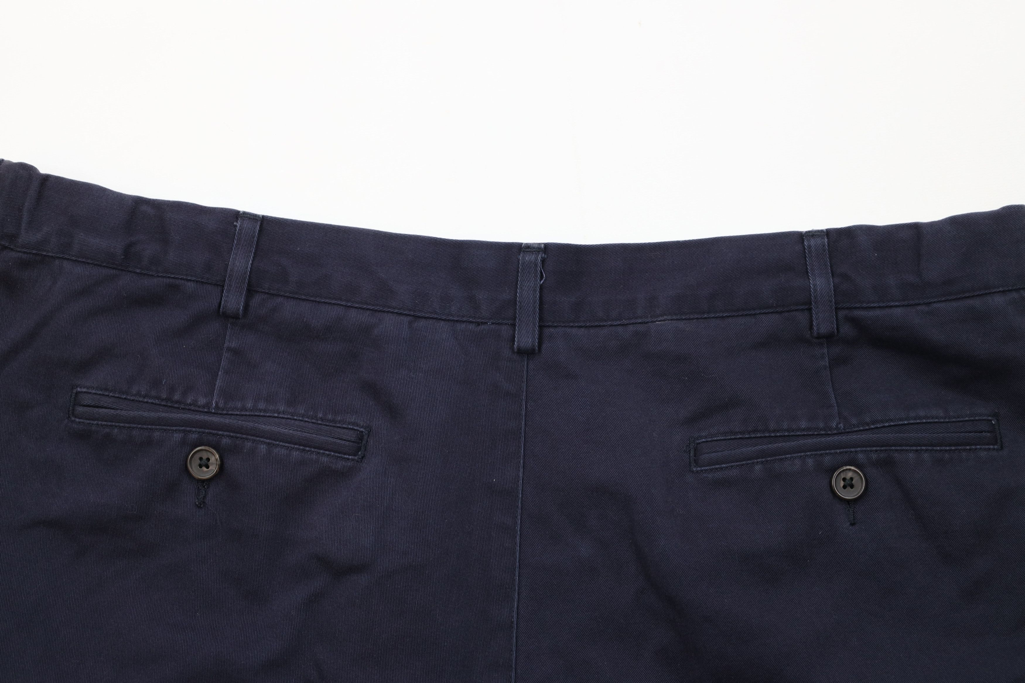 Lands' End Vintage Lands End Faded Traditional Fit Chino Shorts Blue Size US 40 / EU 56 - 10 Thumbnail