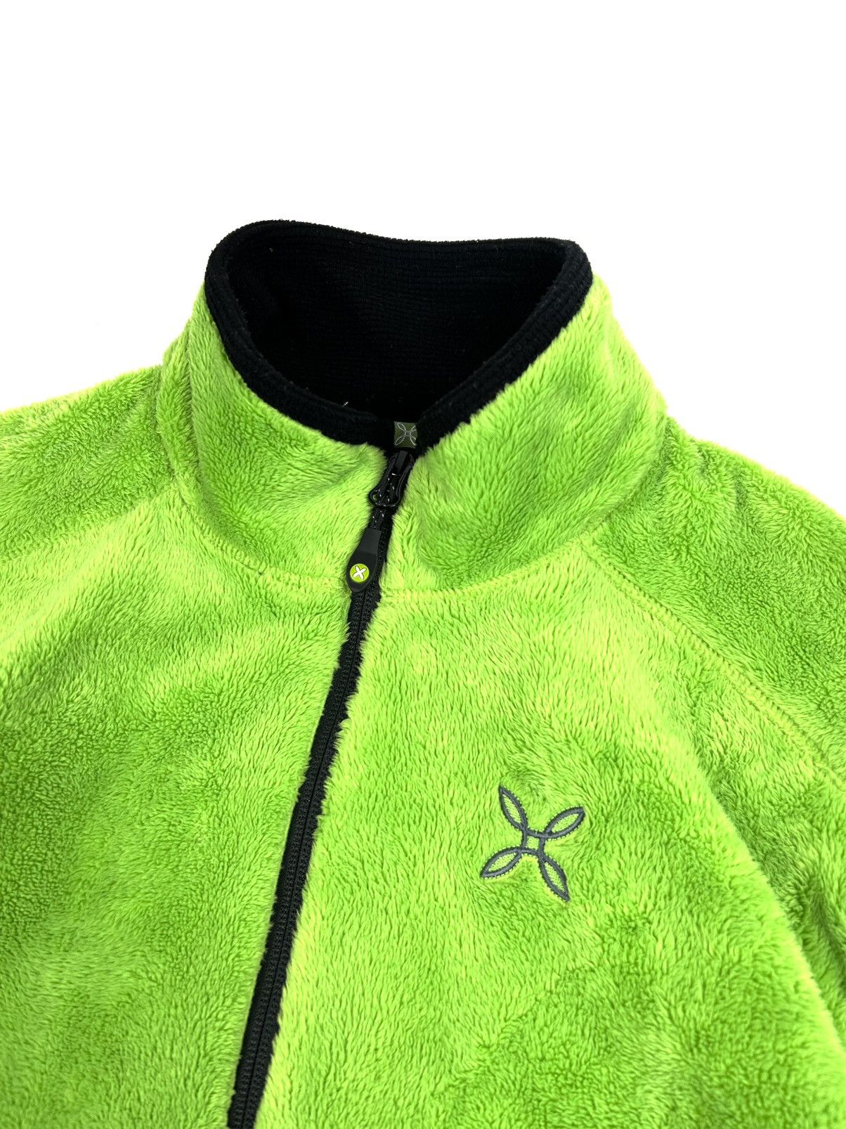 Vintage Rare MONTURA GRINCH Neon Green Zip Fleece Jacket Vintage Size US M / EU 48-50 / 2 - 7 Thumbnail