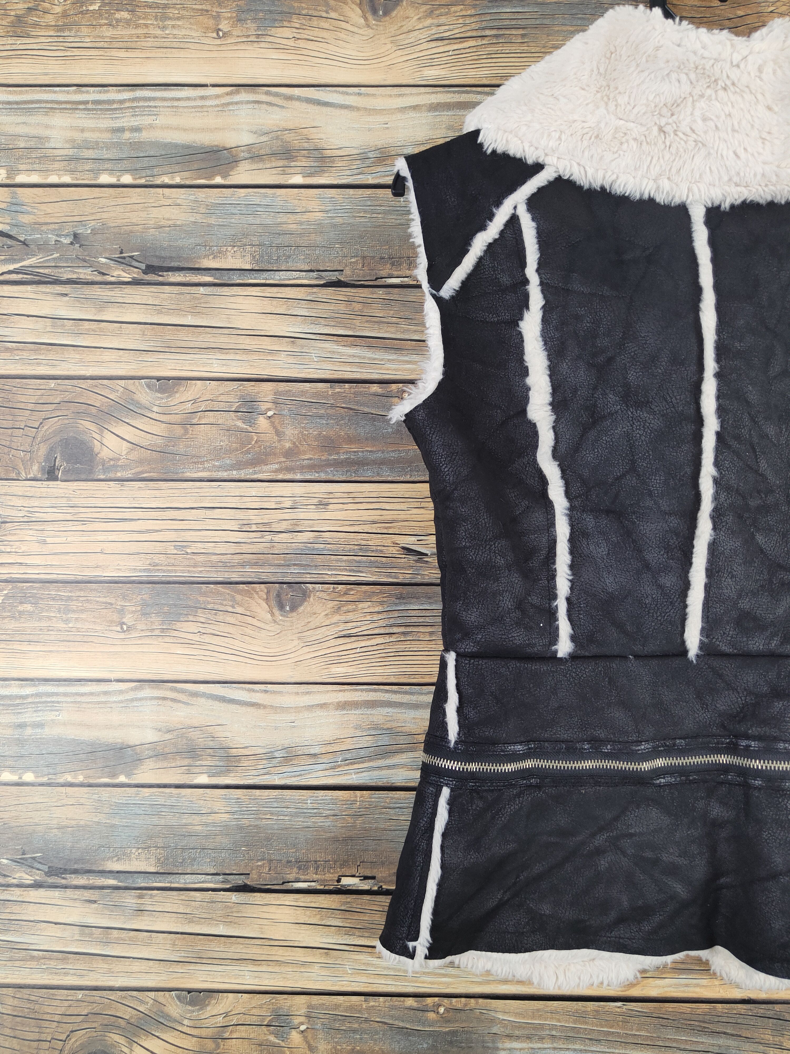 Japanese Brand × Vintage Double H Black Leather Vests #W1114 Size S / US 4 / IT 40 - 9 Thumbnail