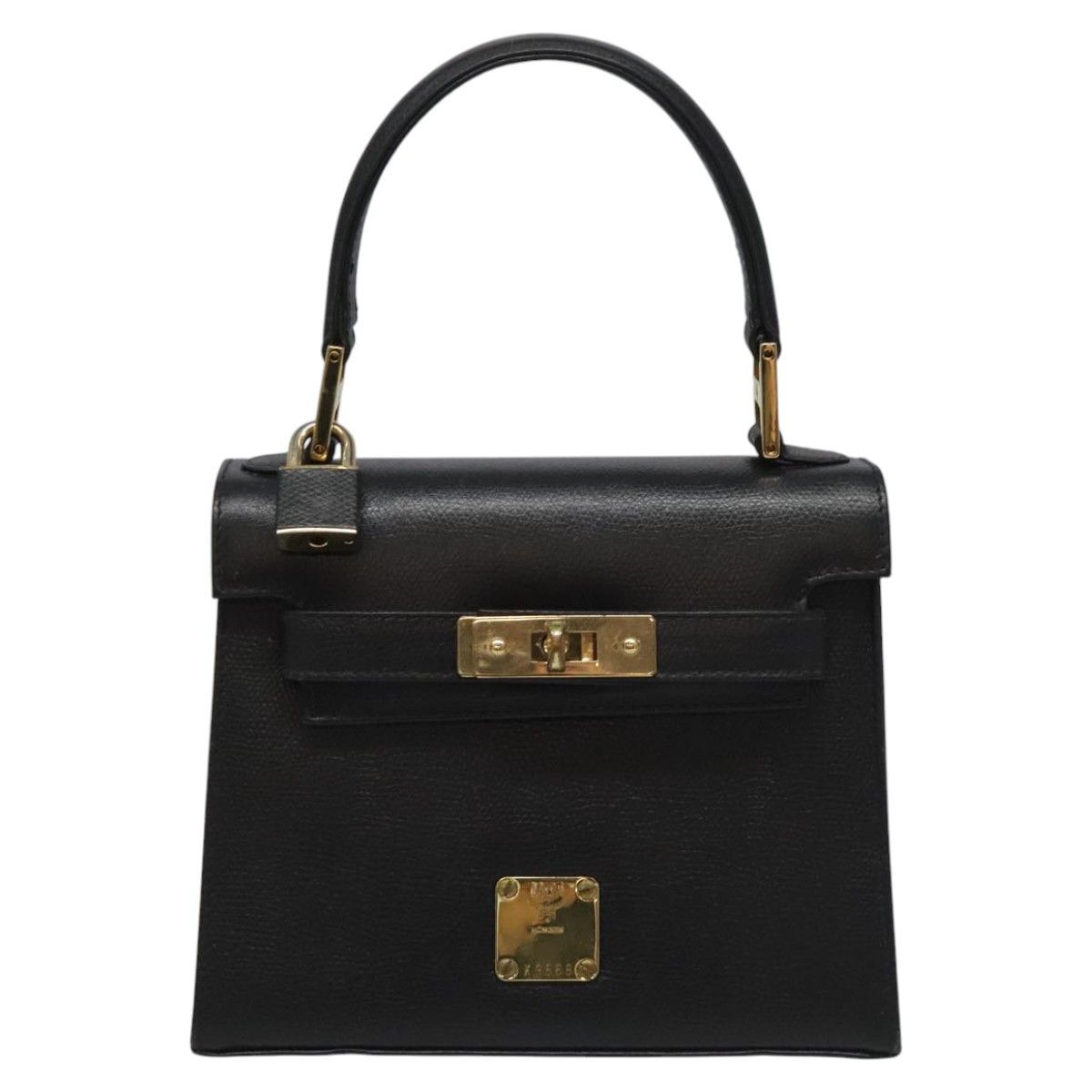 MCM Black Leather Handbag (Pre-Owned) Size ONE SIZE - 1 Thumbnail