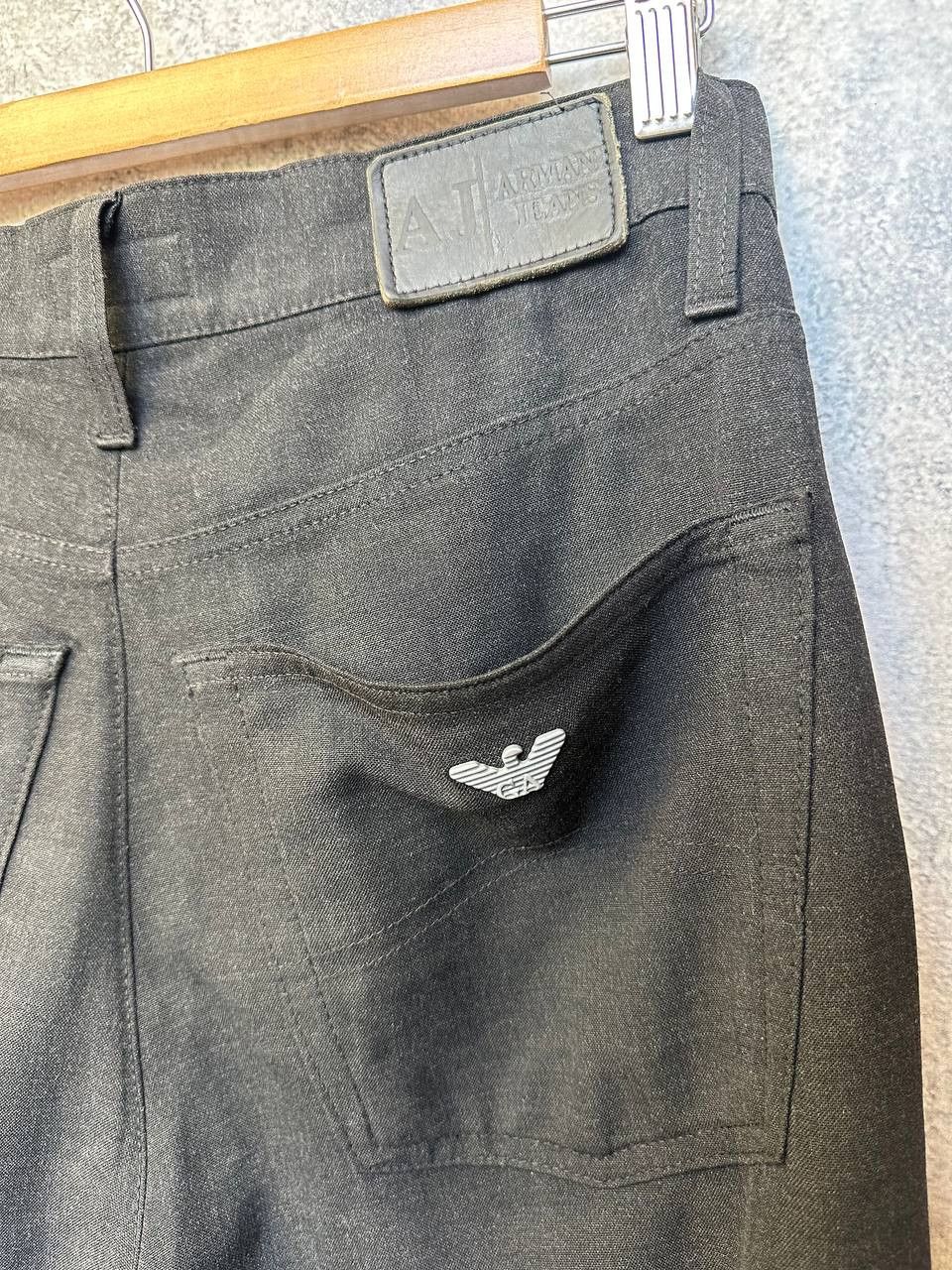 Armani Armani Jeans AJ Eagle Logo Jeans Slim Straight Size US 28 / EU 44 - 11 Thumbnail