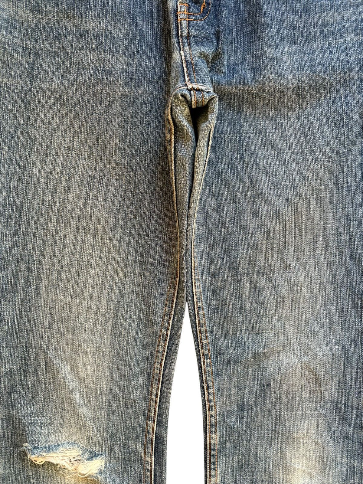 Japanese Brand Vintage Japanese Brand Mud Wash Distress Bootcut Flare Jeans Size US 31 - 5 Thumbnail