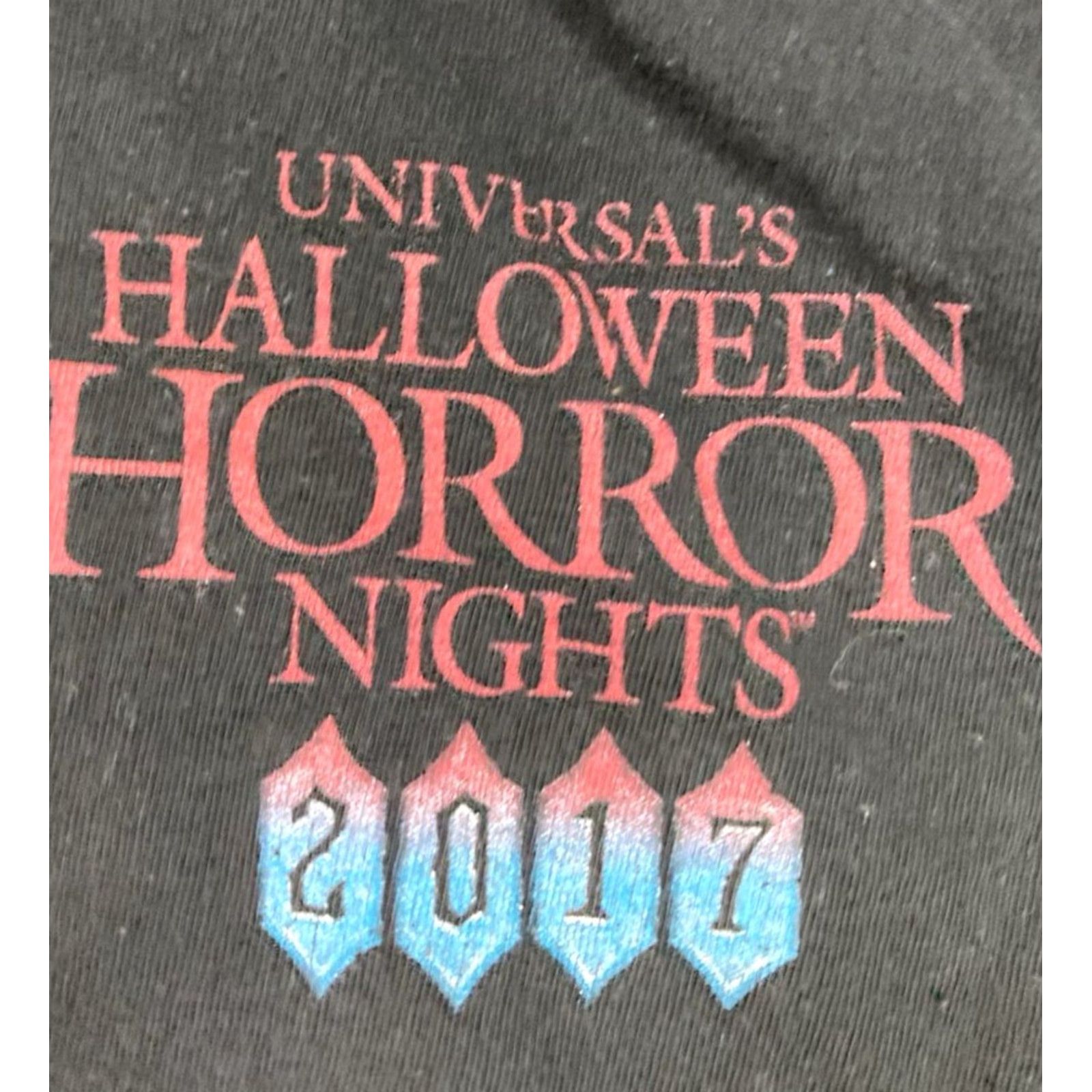 Vintage VINTAGE Universal Studios Halloween Horror Nights 2017 Graphic T-shirt Women XS Black Size XS / US 0-2 / IT 36-38 - 3 Thumbnail