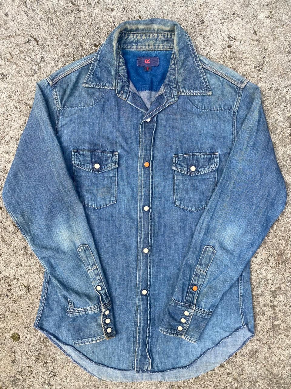 45rpm 45rpm Denim Western Shirt Size US M / EU 48-50 / 2 - 3 Thumbnail