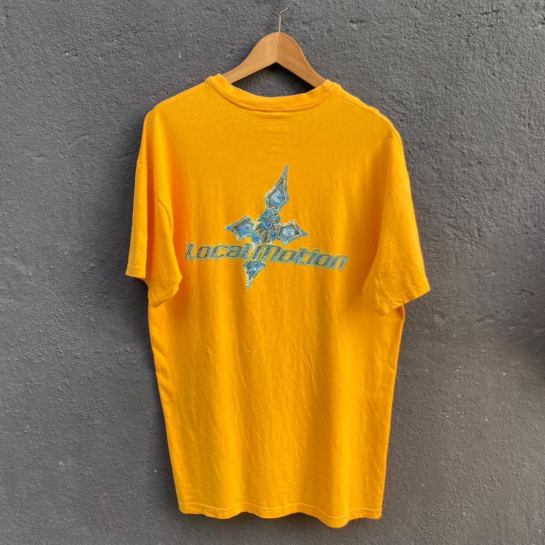 Thrashed Faded Vintage 90s Local Motion Surf Brand Tee