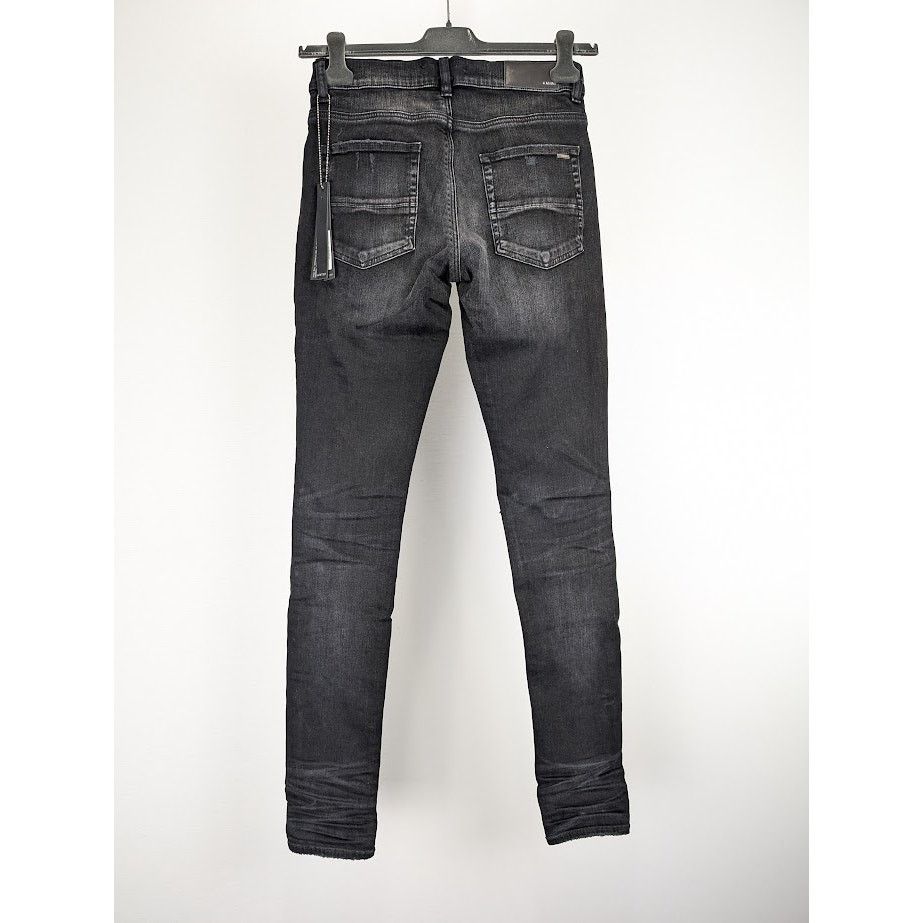 Amiri o1rshd1 Leather Camo MX1 Jean in Aged Black Size US 30 / EU 46 - 14 Thumbnail