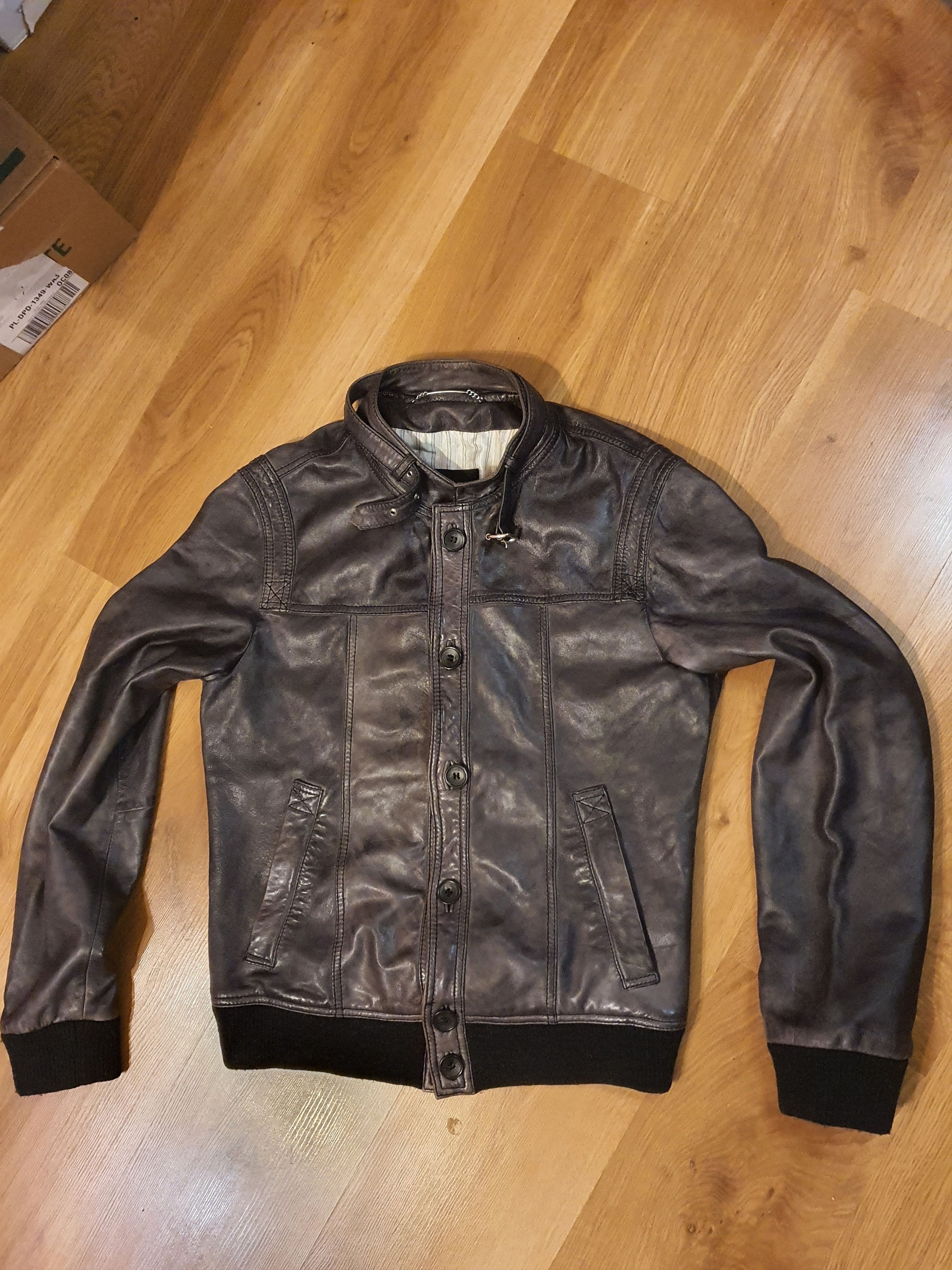 [激レア] D&G Leather Jacket Archive 本革 Dolce & Gabbana 2001 d&g iconic and rare leather jacket M