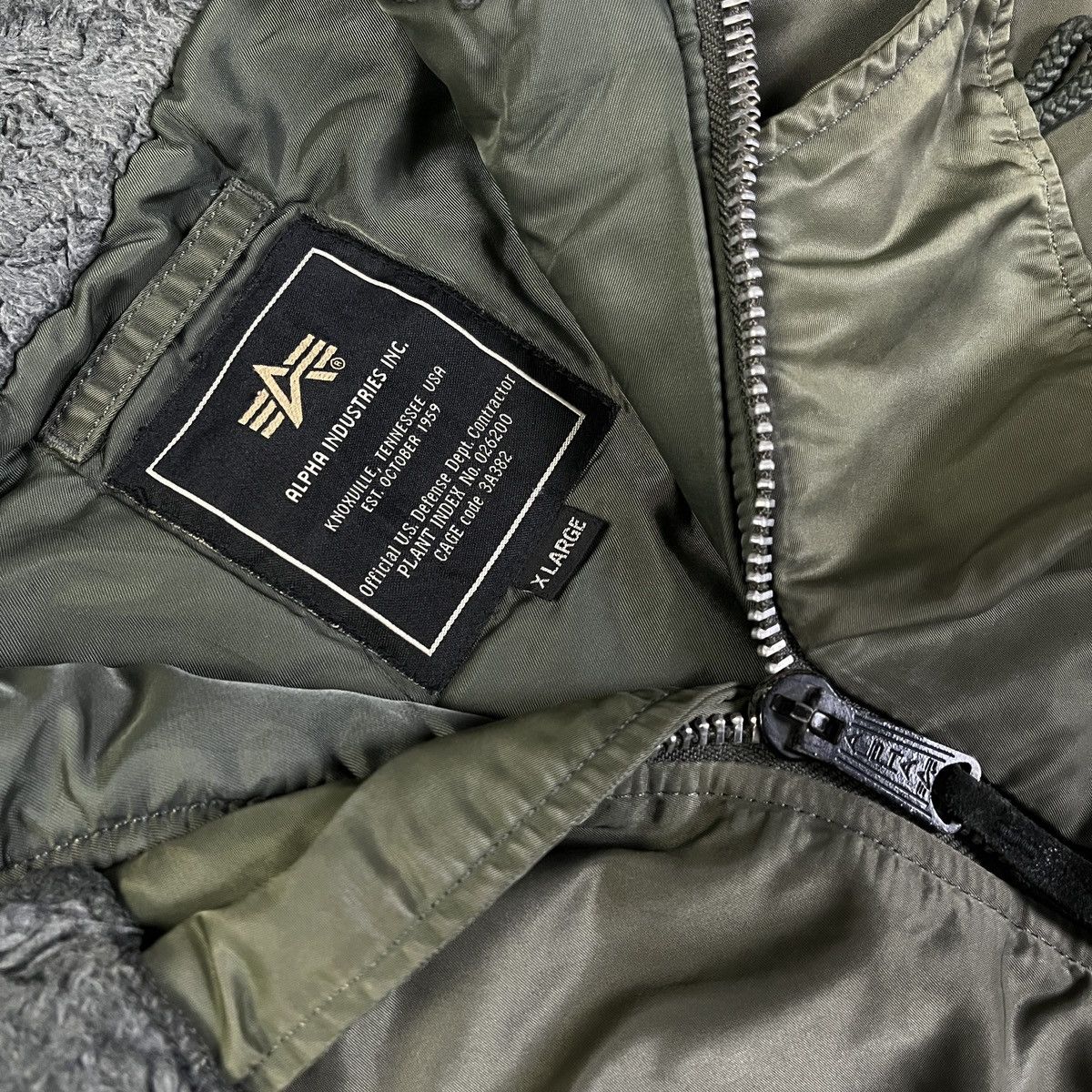 Kapital 2000s Alpha Industries Army 14th N3B Fleece y2k Lgb Ifsix Size US M / EU 48-50 / 2 - 8 Thumbnail