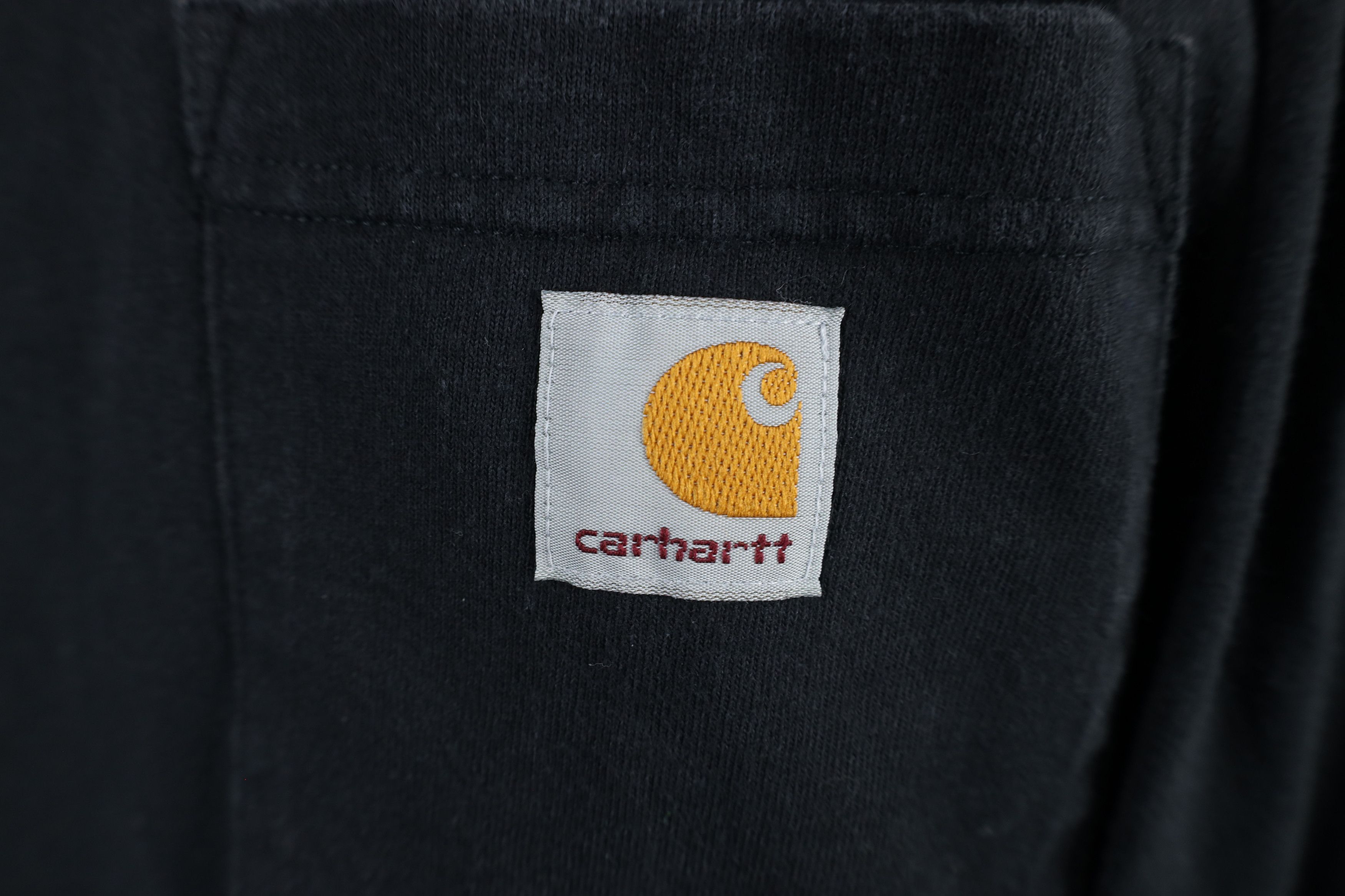Carhartt Vintage Carhartt Out Heavyweight Long Sleeve T-Shirt Black Size US L / EU 52-54 / 3 - 4 Thumbnail
