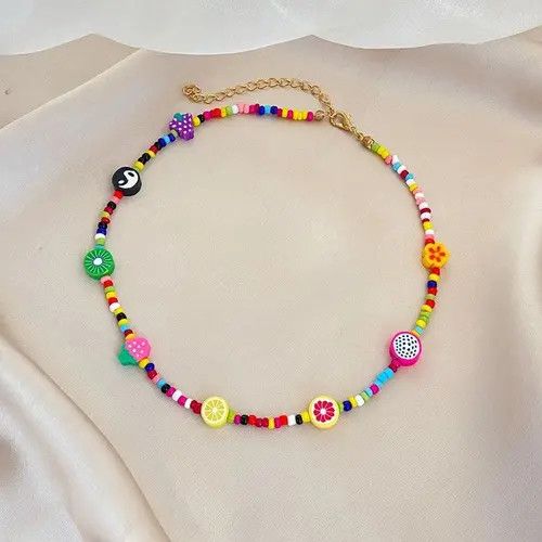 Japanese Brand × Vintage Strawberry Choker Necklaces Girls Gift Jewelry Size ONE SIZE - 1 Thumbnail