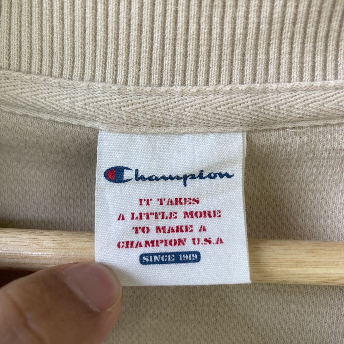 Champion × Vintage Vintage 90s Champion Quater Zipper Size M Size US M / EU 48-50 / 2 - 6 Thumbnail