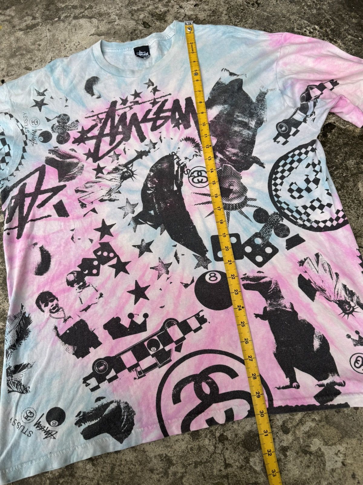 Stussy Y2k Stussy tie dye Tshirt Size US XL / EU 56 / 4 - 6 Thumbnail