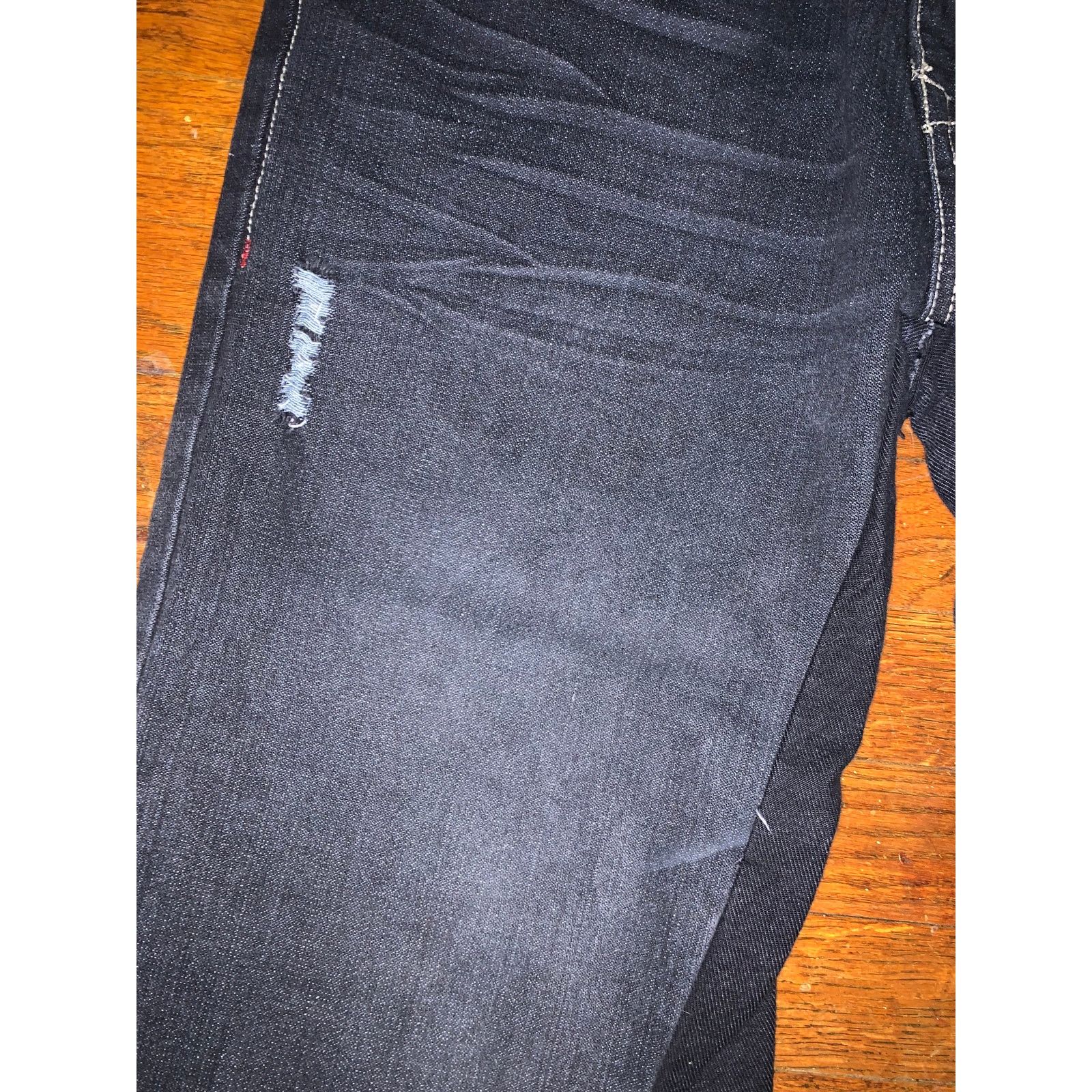 Monarchy Vintage Monarchy Distressed Jeans 34 Cropped Flare Size US 33 - 5 Thumbnail