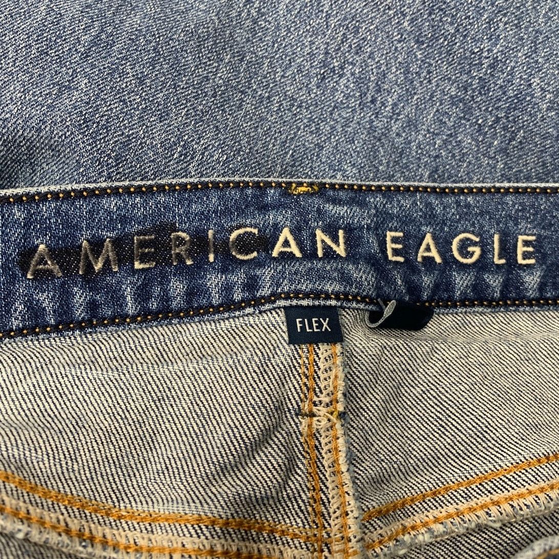 American Eagle Outfitters New American Eagle Mens Size 34 Bootcut Denim Blue Jeans Size US 34 / EU 50 - 4 Thumbnail